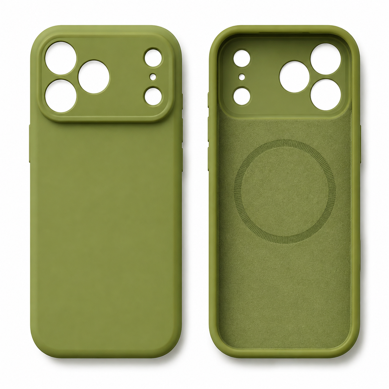 Premium Luxury iPhone Case MagSafe Compatible Liquid Silicone Cover TPU Shockproof Magnetic Wireless Charging Soft Touch Anti Fingerprint Protective Design