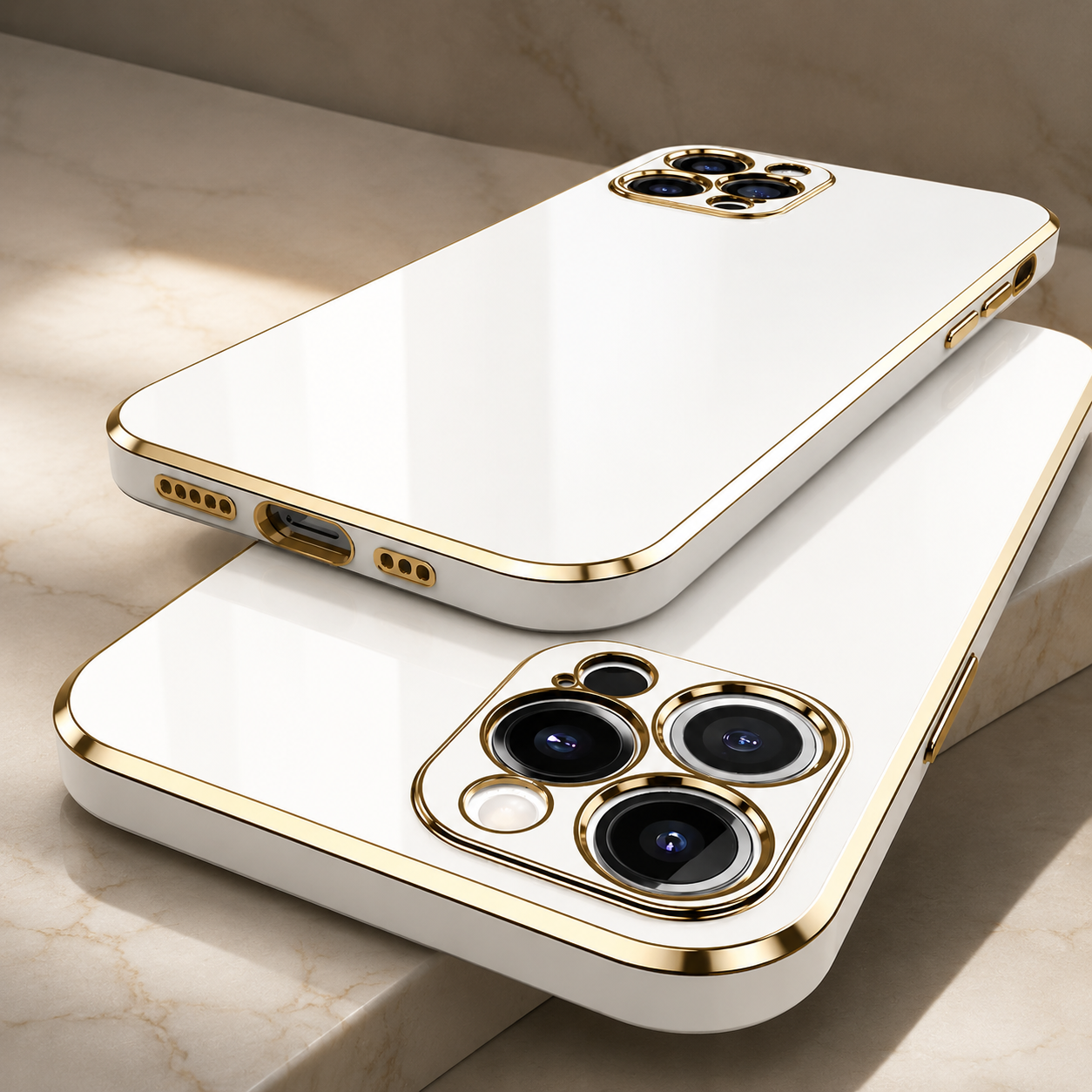 Premium Luxury iPhone Case MagSafe Compatible Silicone Cover Glossy Square Texture Shockproof Camera Lens Protection Slim Protective Durable Design Finish