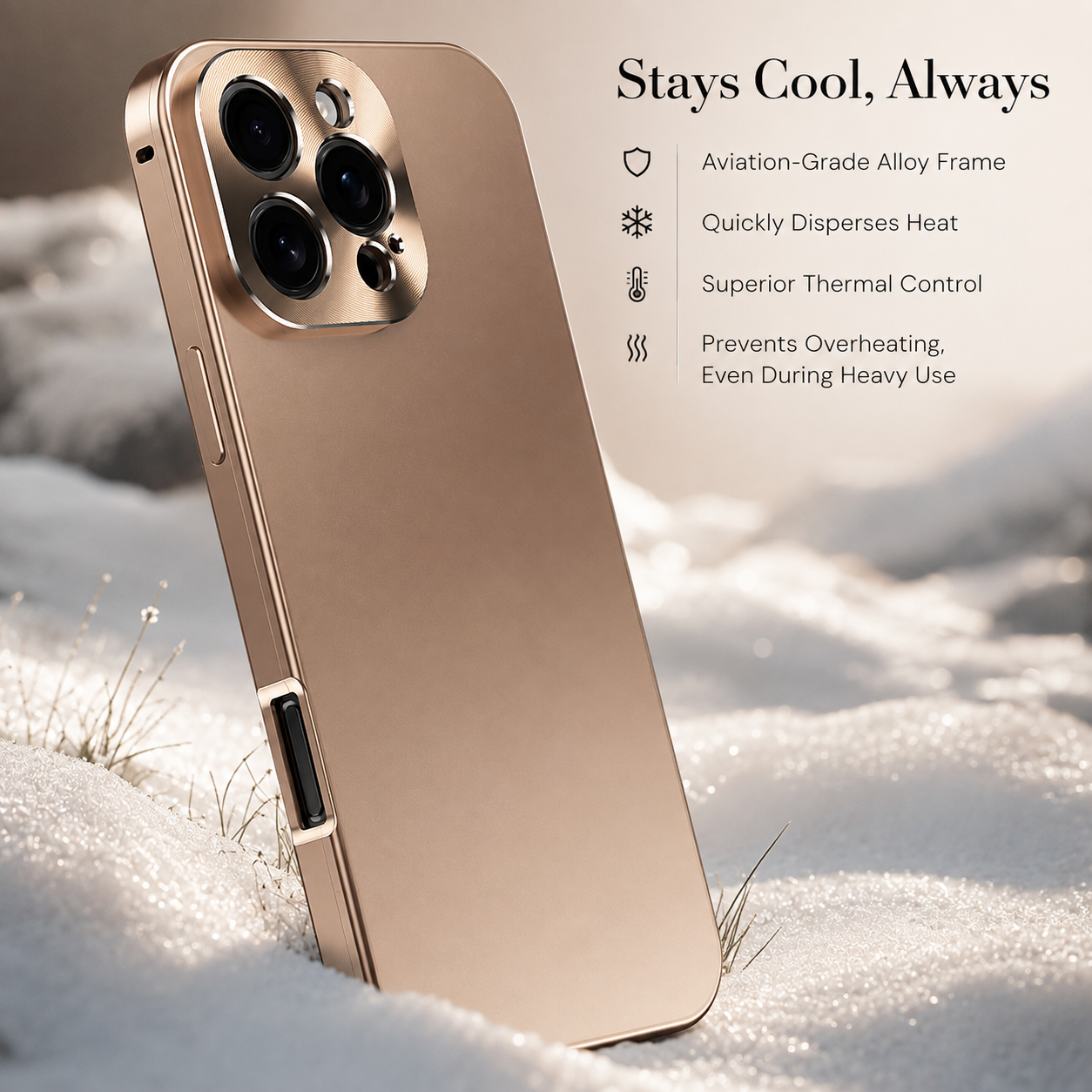 Premium Luxury iPhone Case Magnetic Aluminum Frame Cover Shockproof Full Camera Protection Slim Metal Design Wireless Charging Compatible Finish