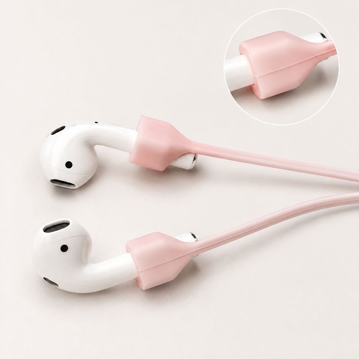 Premium Magnetic Anti-Lost AirPods Strap Silicone Neckband Cord Wireless Earbuds Holder Secure Magnetic Lanyard Lightweight Compatible with AirPods