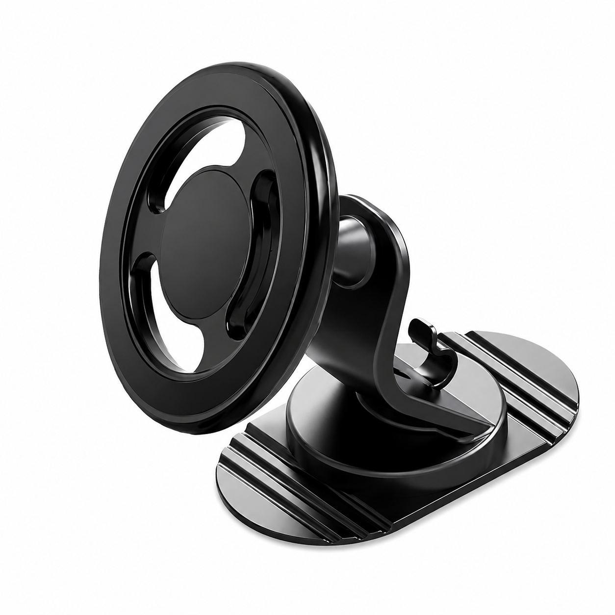 Premium Magnetic Car Wireless Charger Mount 15W Fast Charging Foldable Metal Phone Holder 360° Rotation Air Vent Stand Compatible with iPhone