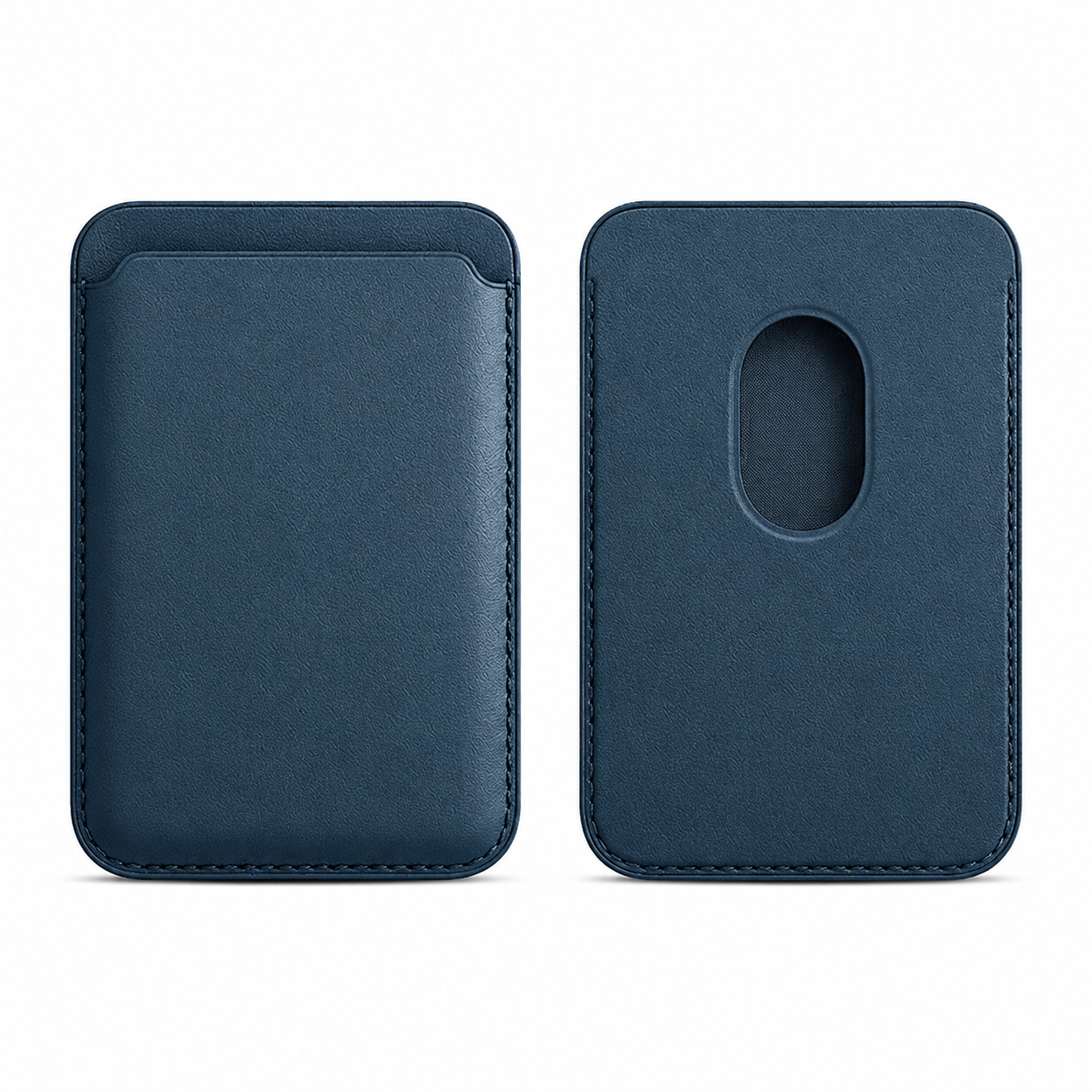 Premium Magnetic Leather Wallet for MagSafe Slim RFID Blocking Card Holder Strong Magnetic Wallet Anti-Scratch Leather Card Case Compatible with iPhone