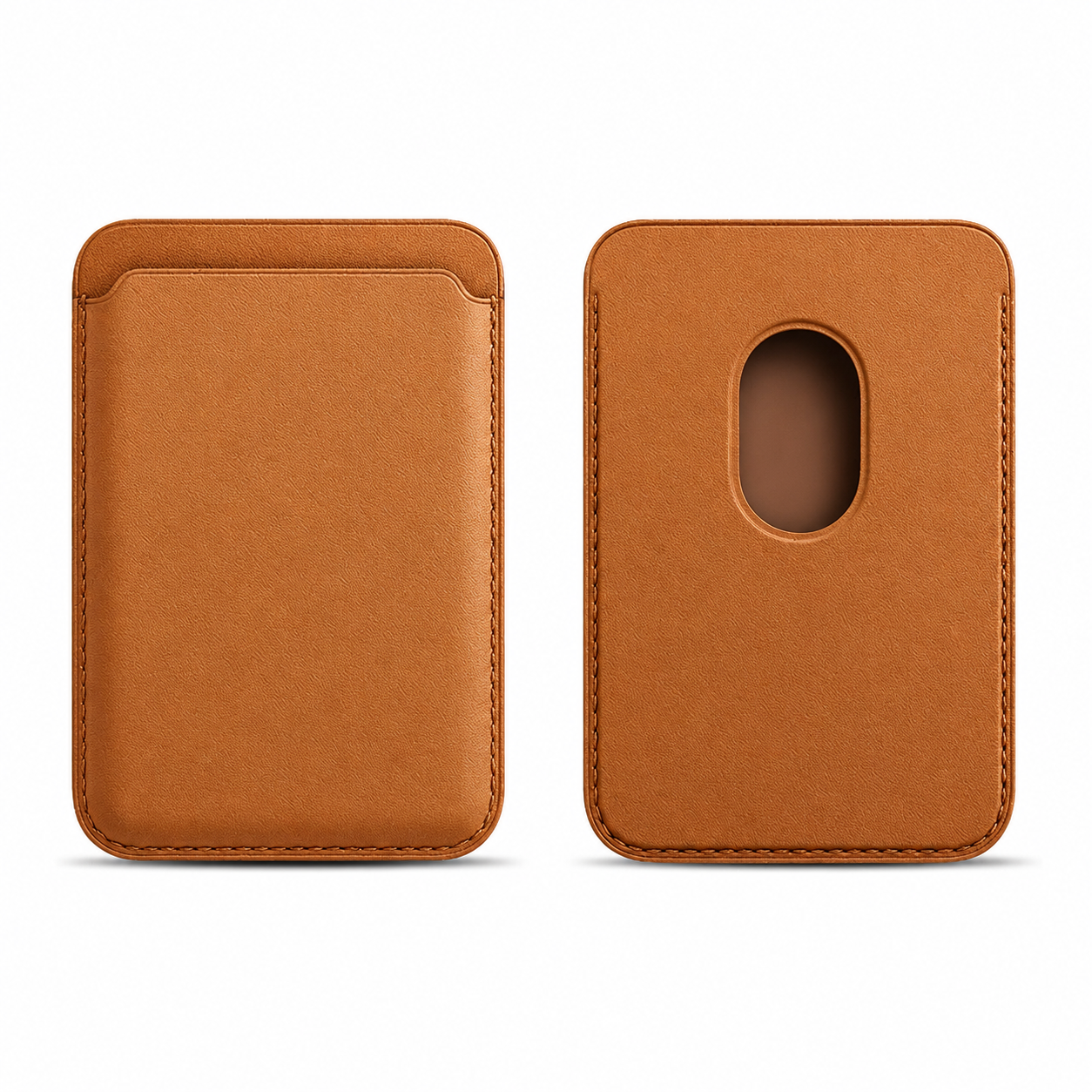 Premium Magnetic Leather Wallet for MagSafe Slim RFID Blocking Card Holder Strong Magnetic Wallet Anti-Scratch Leather Card Case Compatible with iPhone