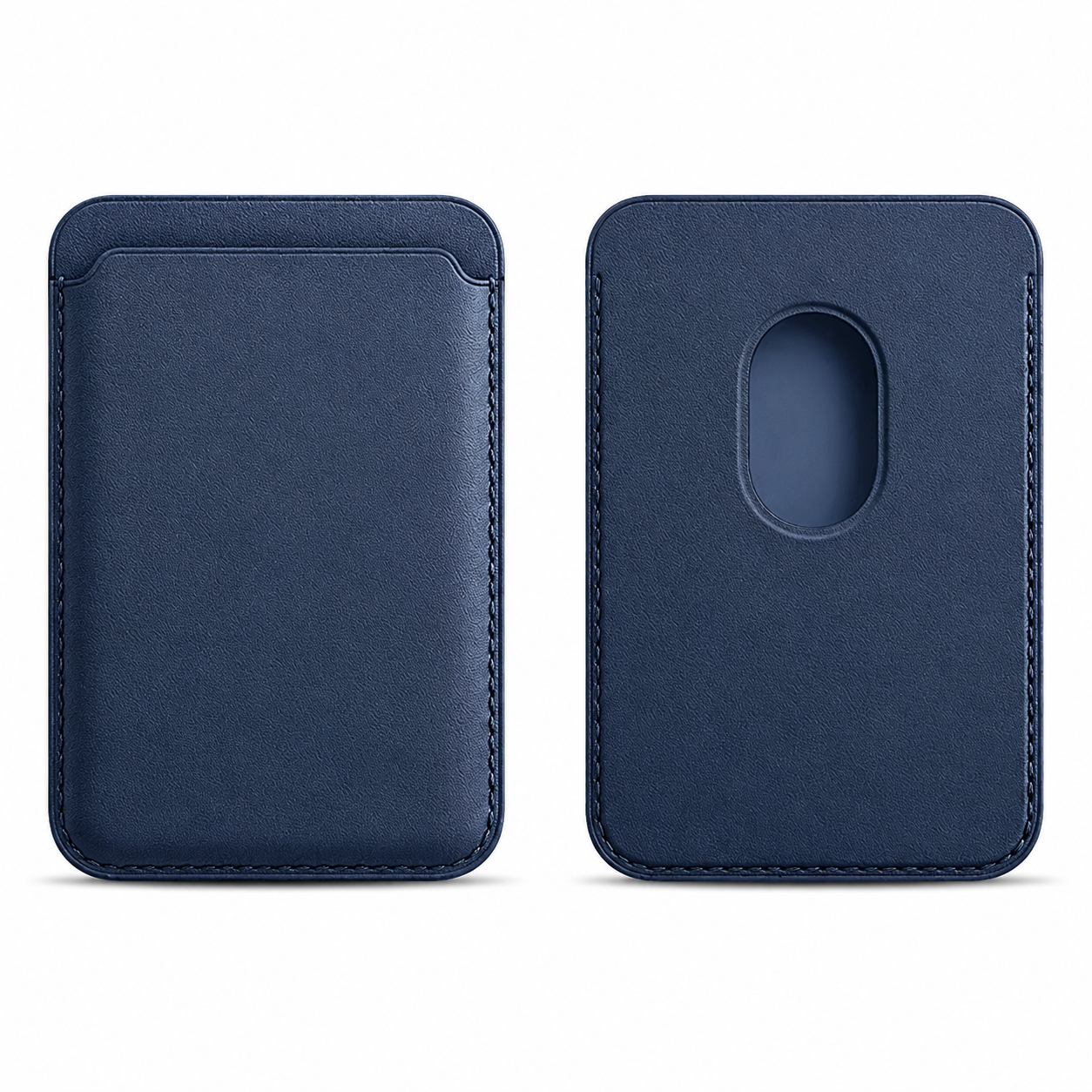 Premium Magnetic Leather Wallet for MagSafe Slim RFID Blocking Card Holder Strong Magnetic Wallet Anti-Scratch Leather Card Case Compatible with iPhone