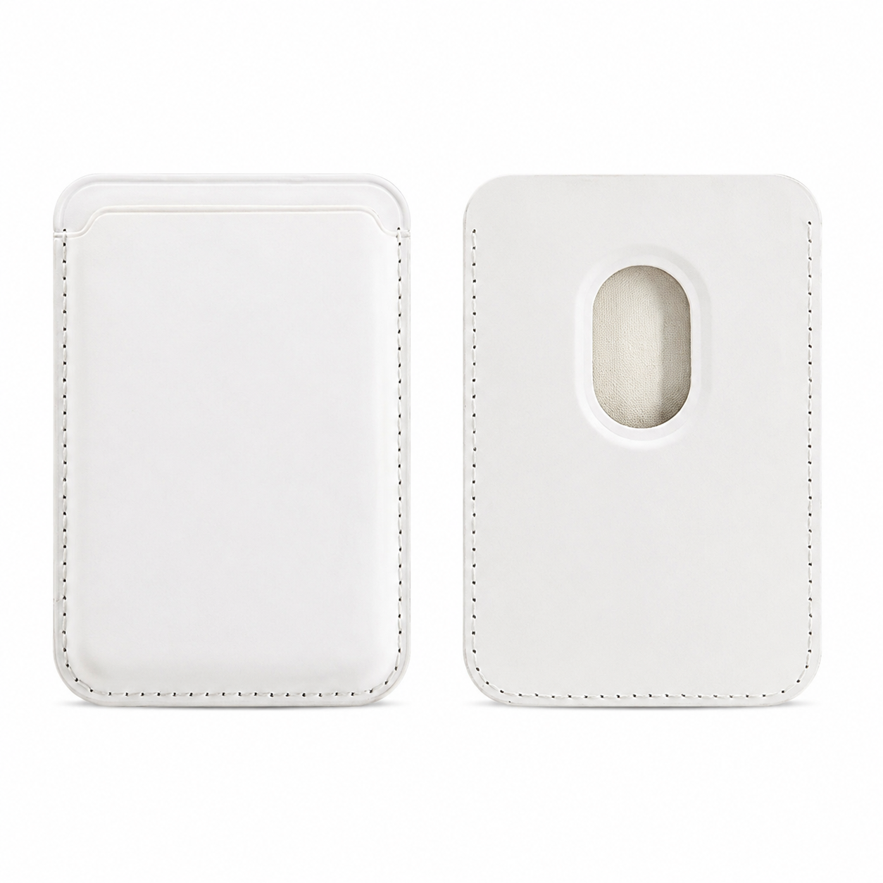 Premium Magnetic Leather Wallet for MagSafe Slim RFID Blocking Card Holder Strong Magnetic Wallet Anti-Scratch Leather Card Case Compatible with iPhone