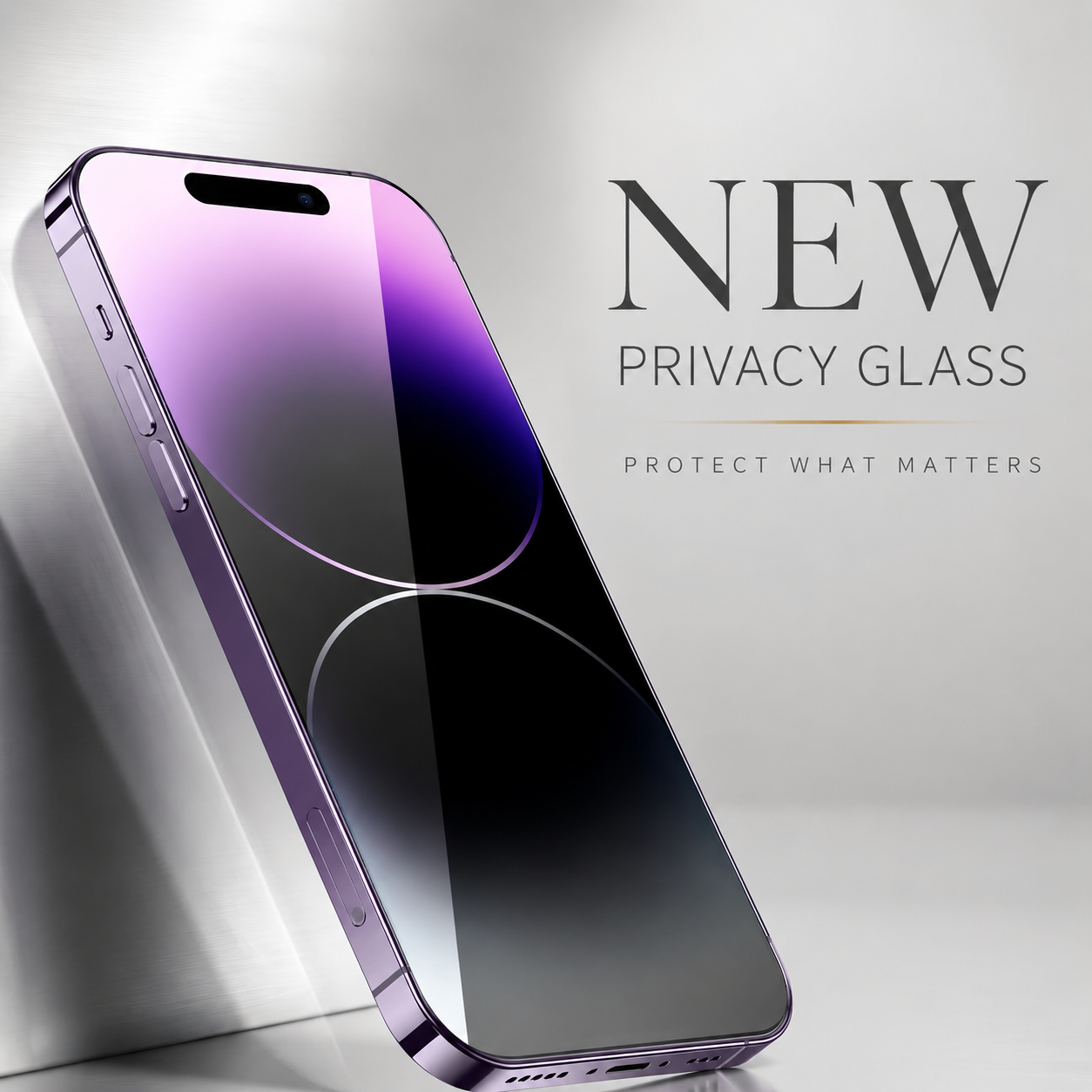 Premium Privacy Screen Protector Anti Spy Tempered Glass Anti Blue Light Full Coverage Scratch Resistant Screen Guard Compatible with iPhone