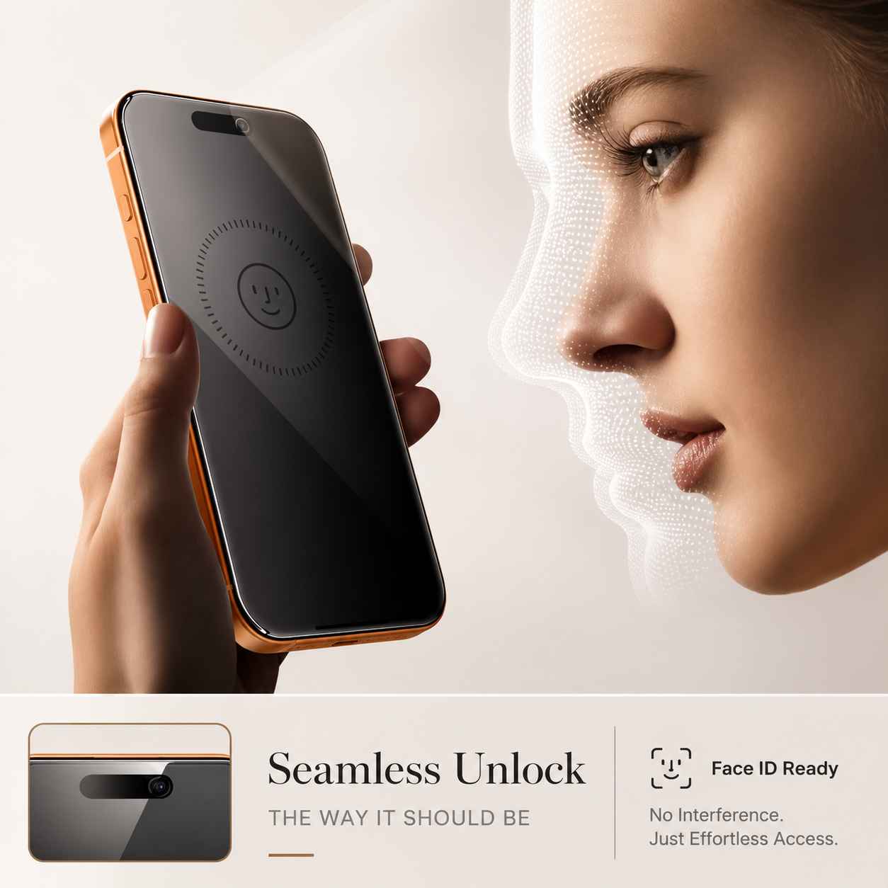 Premium Privacy Screen Protector Tempered Glass Anti Spy HD Full Coverage Oleophobic Anti Fingerprint Scratch Resistant Compatible with iPhone