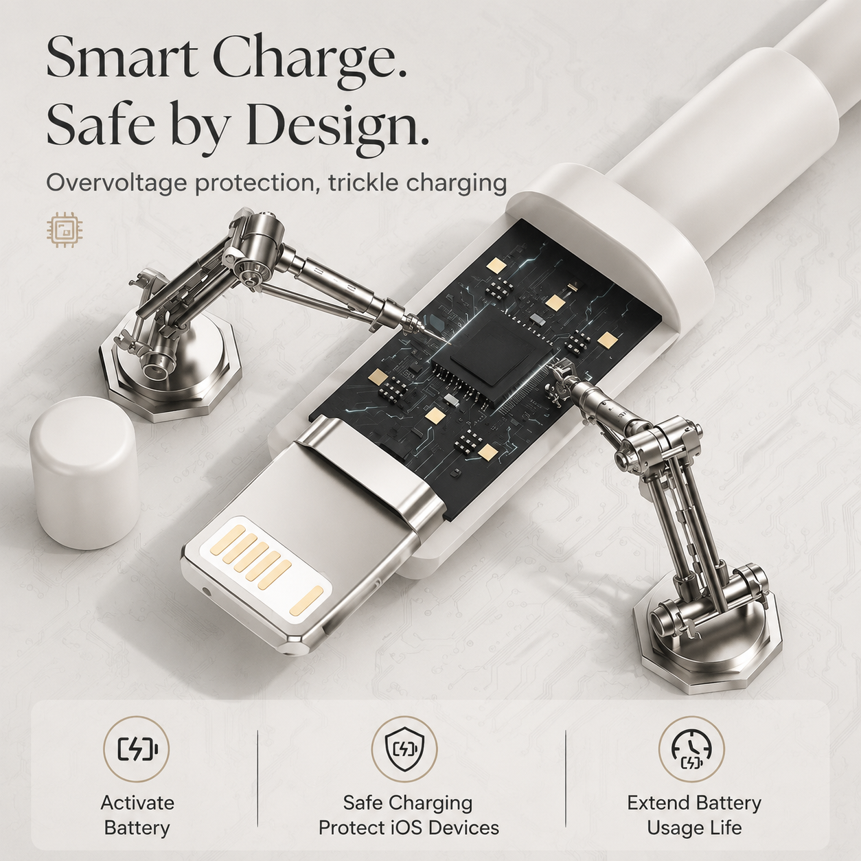 Premium USB C PD Fast Charging Cable 35W 2.4A Data Sync Charging Cord Durable TPE TPU Fast Charge Cable Reliable Power Compatible with iPhone