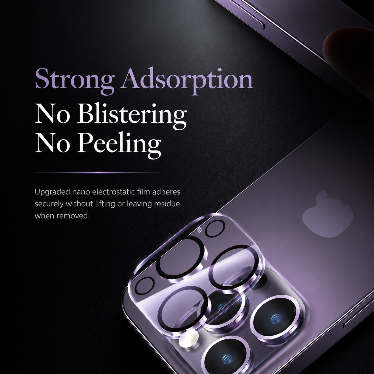 Premium Ultra Thin Camera Lens Protector 4 Pack Tempered Glass Camera Lens Cover Anti-Scratch Anti-Fingerprint Full Coverage HD Clear Compatible with iPhone