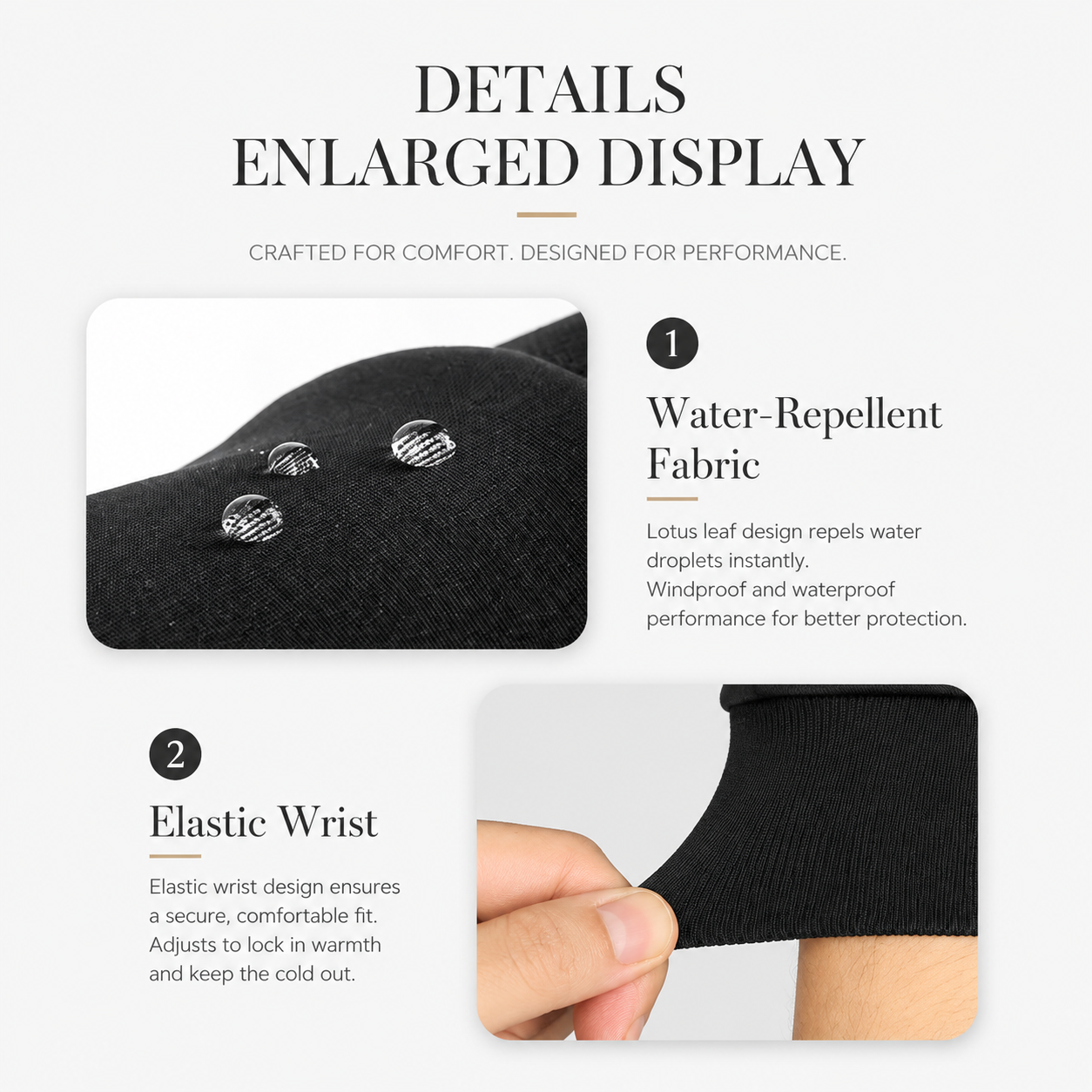 Premium Winter Cycling Gloves Waterproof Thermal Touchscreen Gloves Windproof Anti-Slip Sports Riding Gloves 3M Insulated Unisex Compatible with iPhone