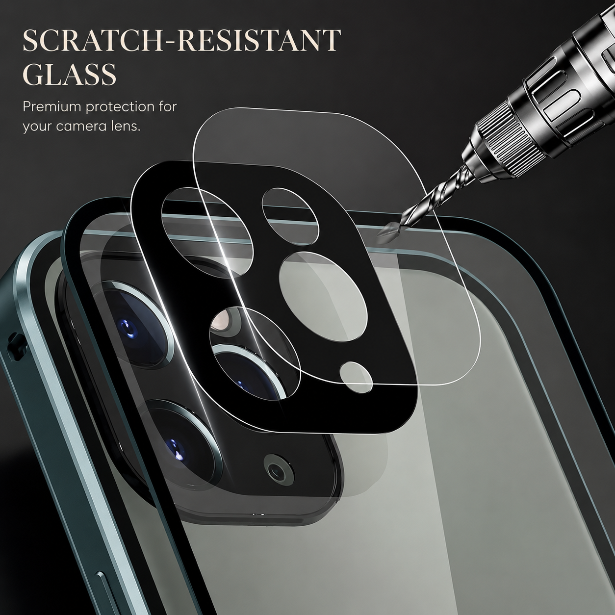 Premium iPhone Case 360° Full Body Magnetic Cover Metal Frame Double Glass Snap Lock Shockproof Protective Case MagSafe Compatible Design