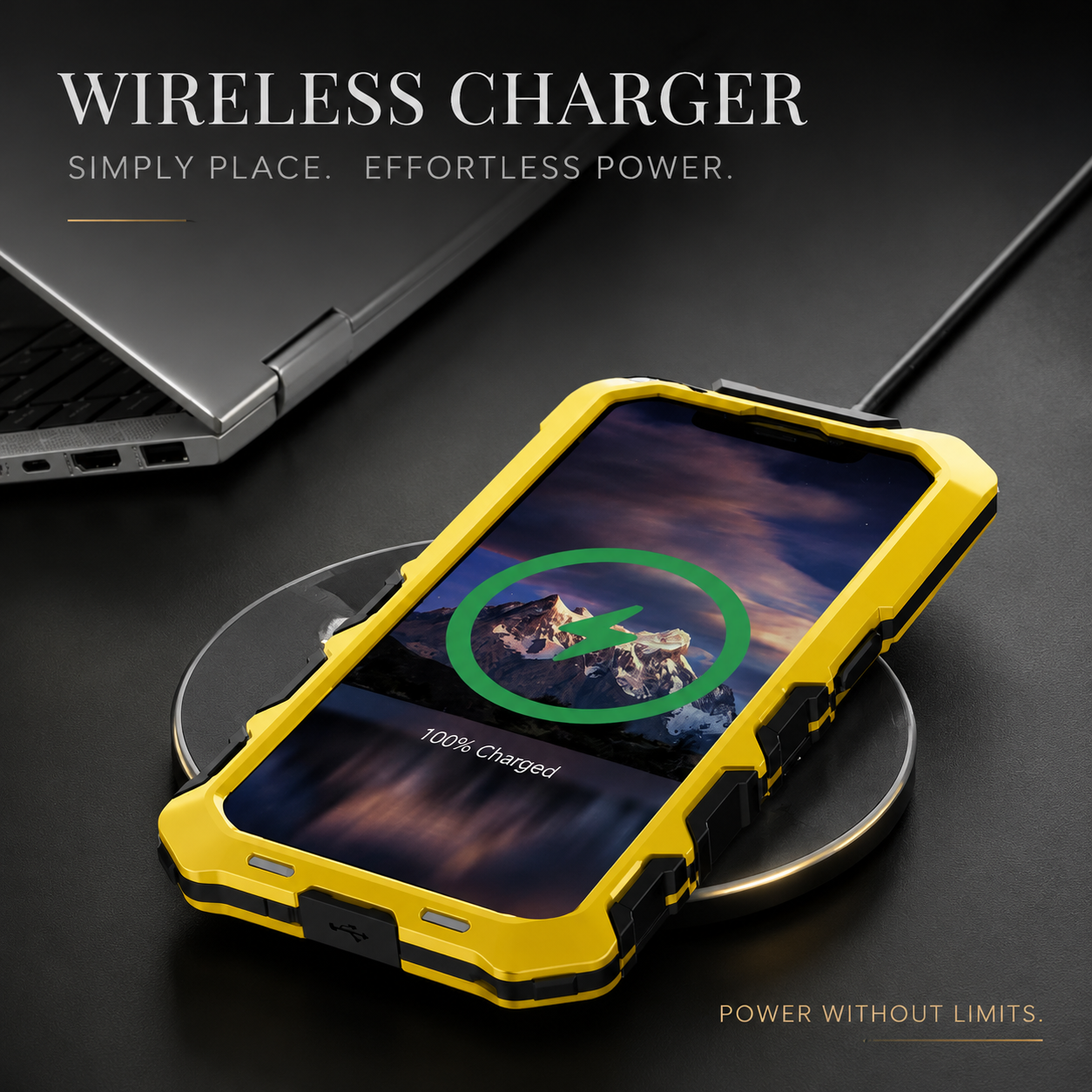 Premium iPhone Case 360° Metal Lock Glass Cover MagSafe Compatible Magnetic Full Body Protection Shockproof Double Tempered Glass Frame Design