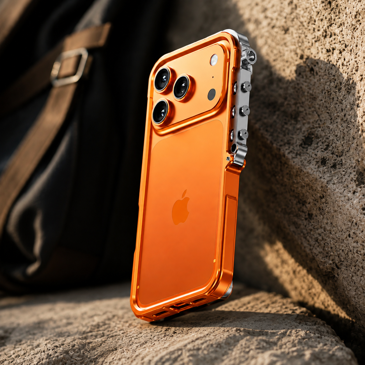 Premium iPhone Case Aluminum Alloy Bumper MagSafe Compatible Magnetic Protective Cover Shockproof Heat Dissipation Camera Lens Guard