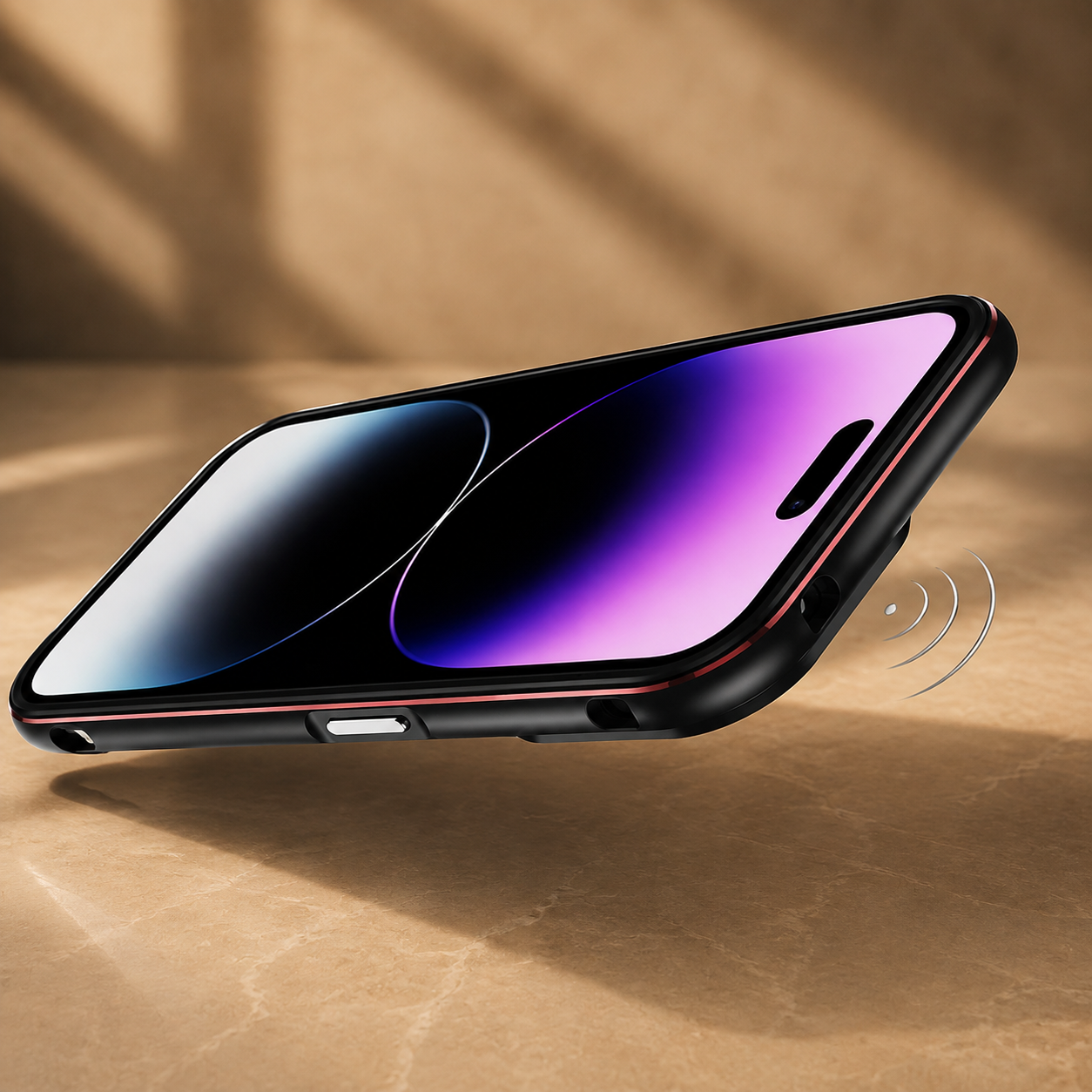 Premium iPhone Case Aluminum Bumper Metal Lens Frame Shockproof Protective Cover Camera Protection Slim Lightweight Durable Minimalist Design
