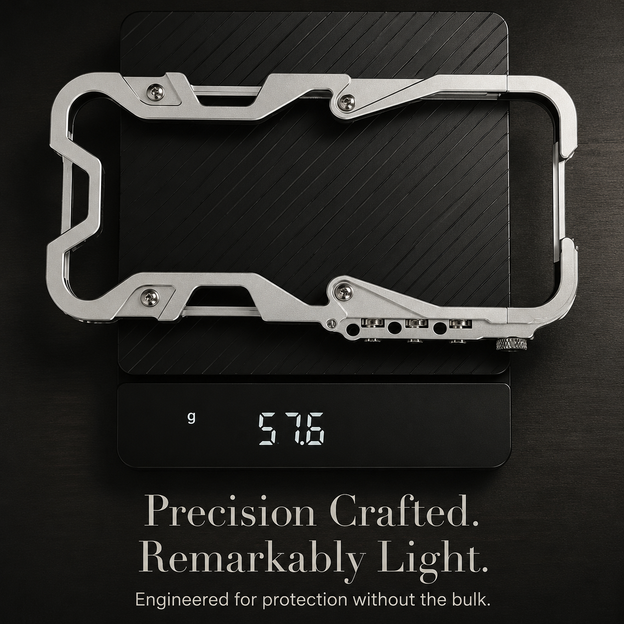 Premium iPhone Case Aluminum Metal Armor Bumper Shockproof Protective Cover Rugged Frame Design Scratch Resistant Slim Durable Full Coverage