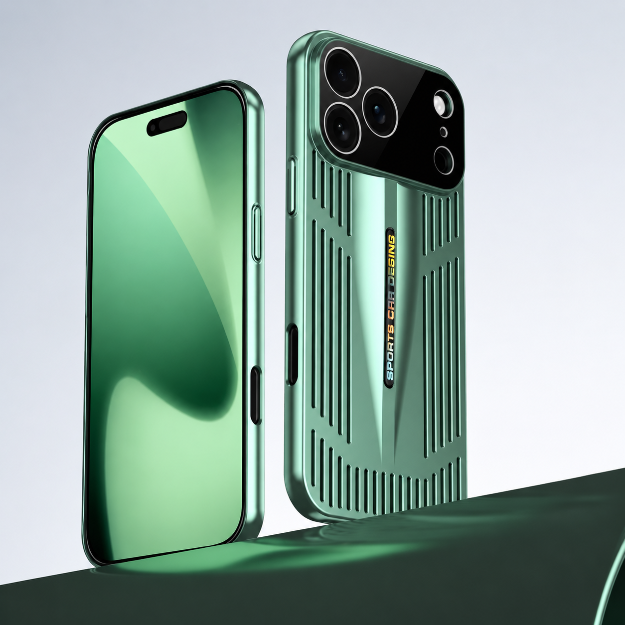 Premium iPhone Case Cooling Protective Cover Shockproof PC TPU Anti Scratch Anti Fingerprint Heat Dissipation Non Slip Slim Full Coverage