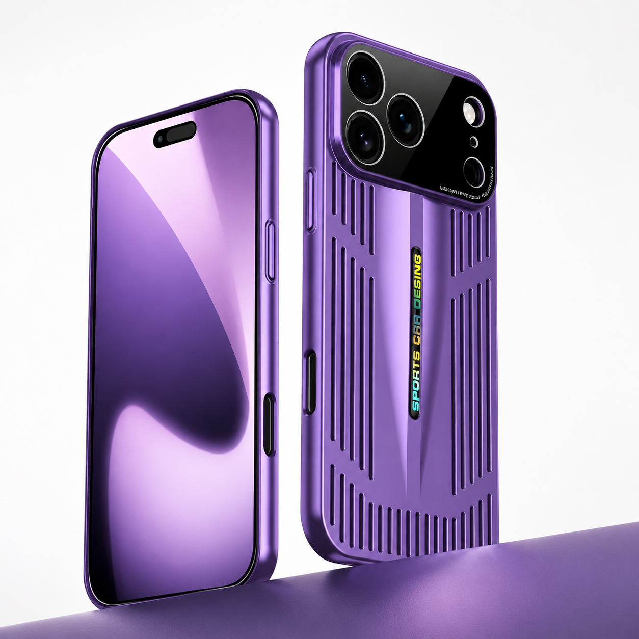Premium iPhone Case Cooling Protective Cover Shockproof PC TPU Anti Scratch Anti Fingerprint Heat Dissipation Non Slip Slim Full Coverage