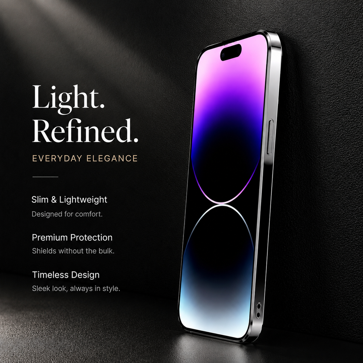 Premium iPhone Case Genuine Cowhide Leather Protective Cover Plated Metal Frame Full Camera Lens Protection Shockproof Slim Durable Wireless Charging Design