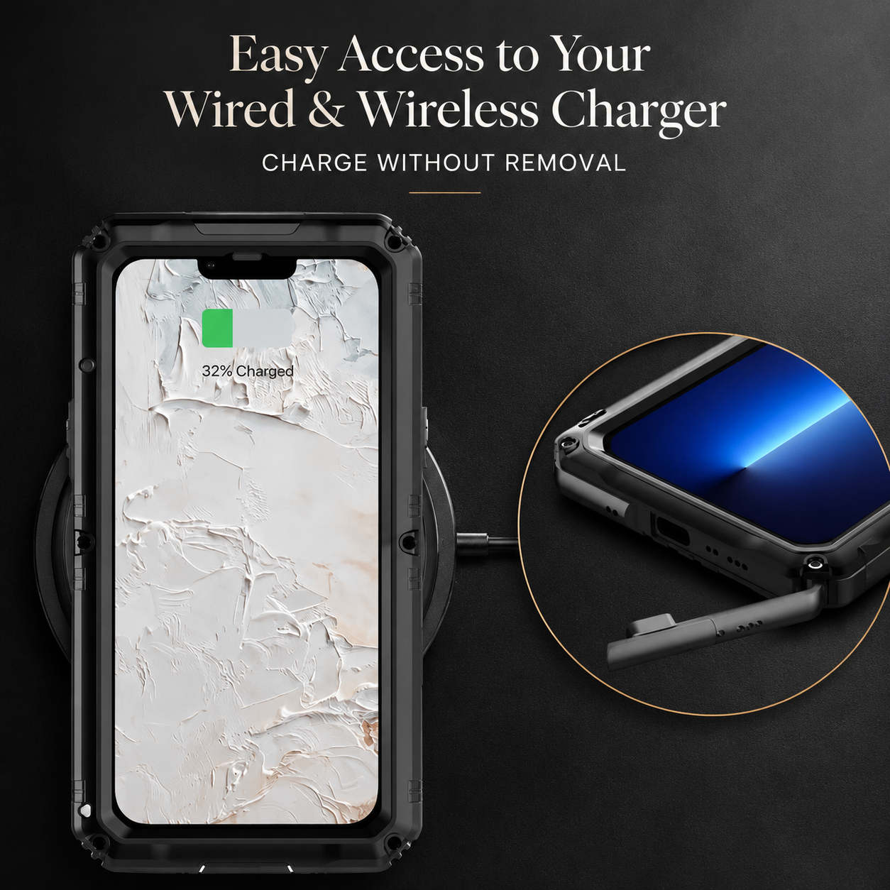 Premium iPhone Case IP68 Waterproof Armor MagSafe Cover Shockproof Full Body Protection Magnetic Rugged Protective Case Camera Lens Screen Guard