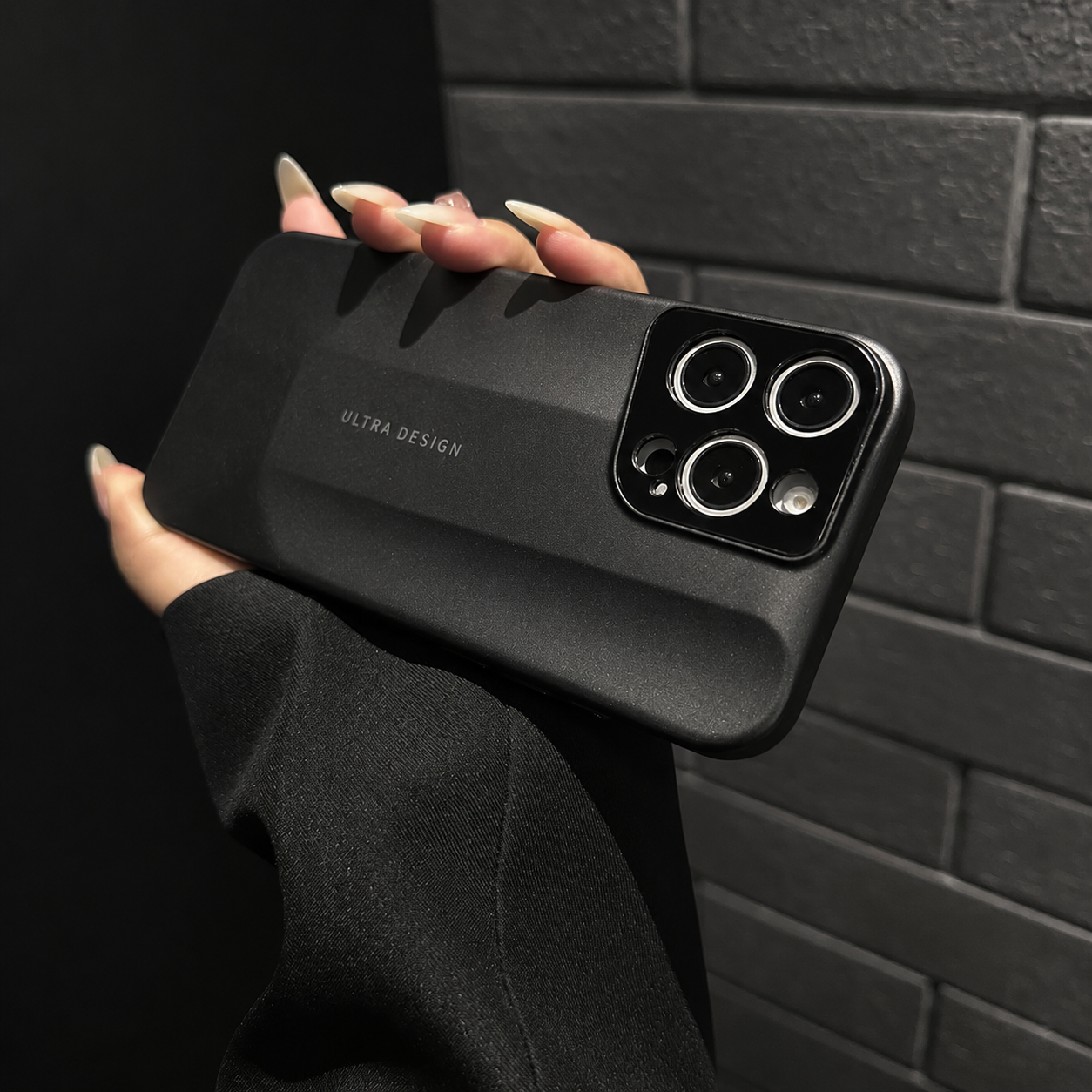 Premium iPhone Case Luxury Contrast Color Leather PC Hybrid Protective Cover Shockproof Anti Scratch Camera Lens Protection Slim Full Coverage