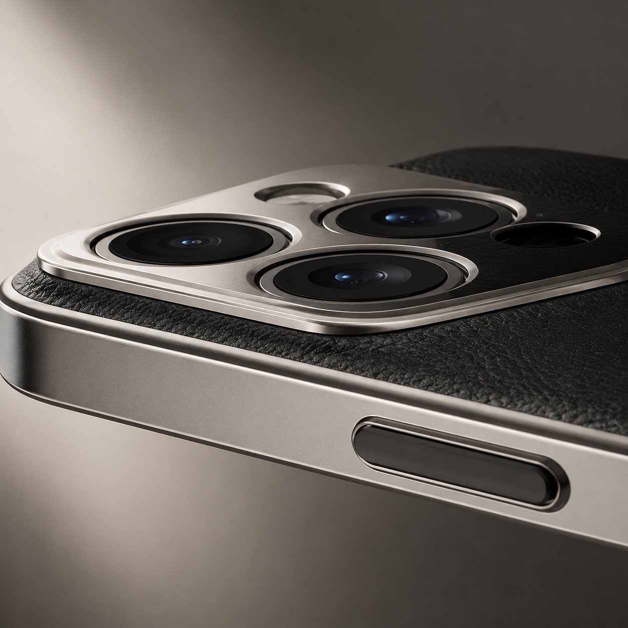 Premium iPhone Case Luxury PU Leather Electroplated Finish Ultra Thin Shockproof Protective Cover Camera Lens Protection Slim Hard Back Full Coverage