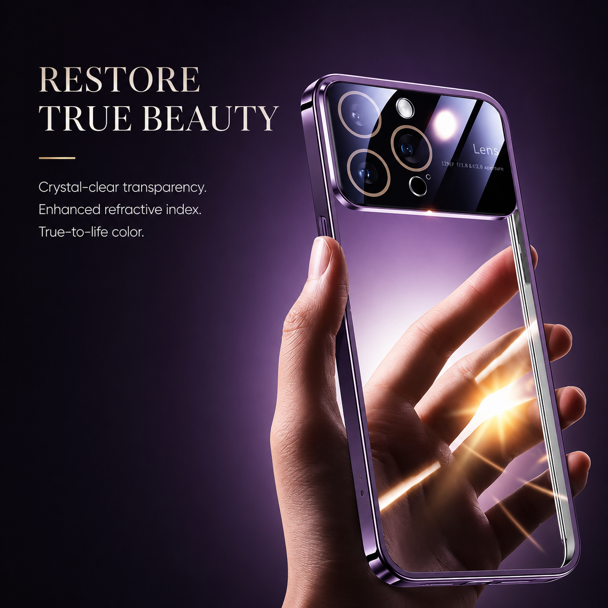 Premium iPhone Case MagSafe Clear Ultra Thin Shockproof Protective Cover Scratch Resistant Hard PC Silicone Bumper Wireless Charging Slim Design
