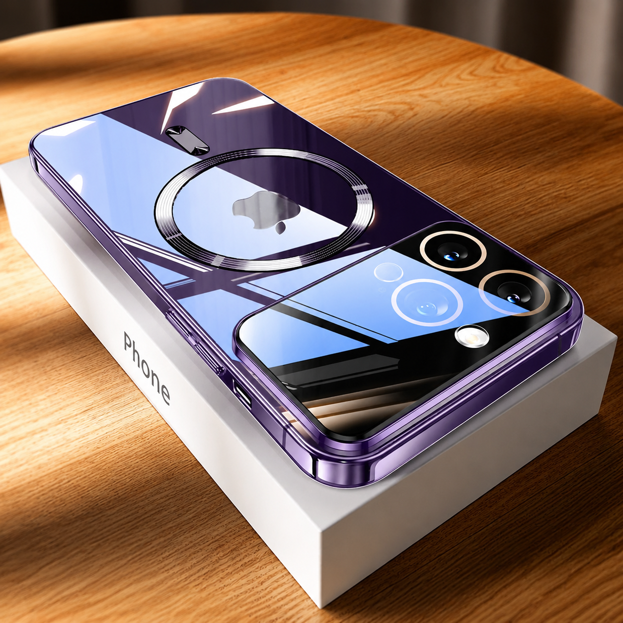 Premium iPhone Case MagSafe Clear Ultra Thin Shockproof Protective Cover Scratch Resistant Hard PC Silicone Bumper Wireless Charging Slim Design