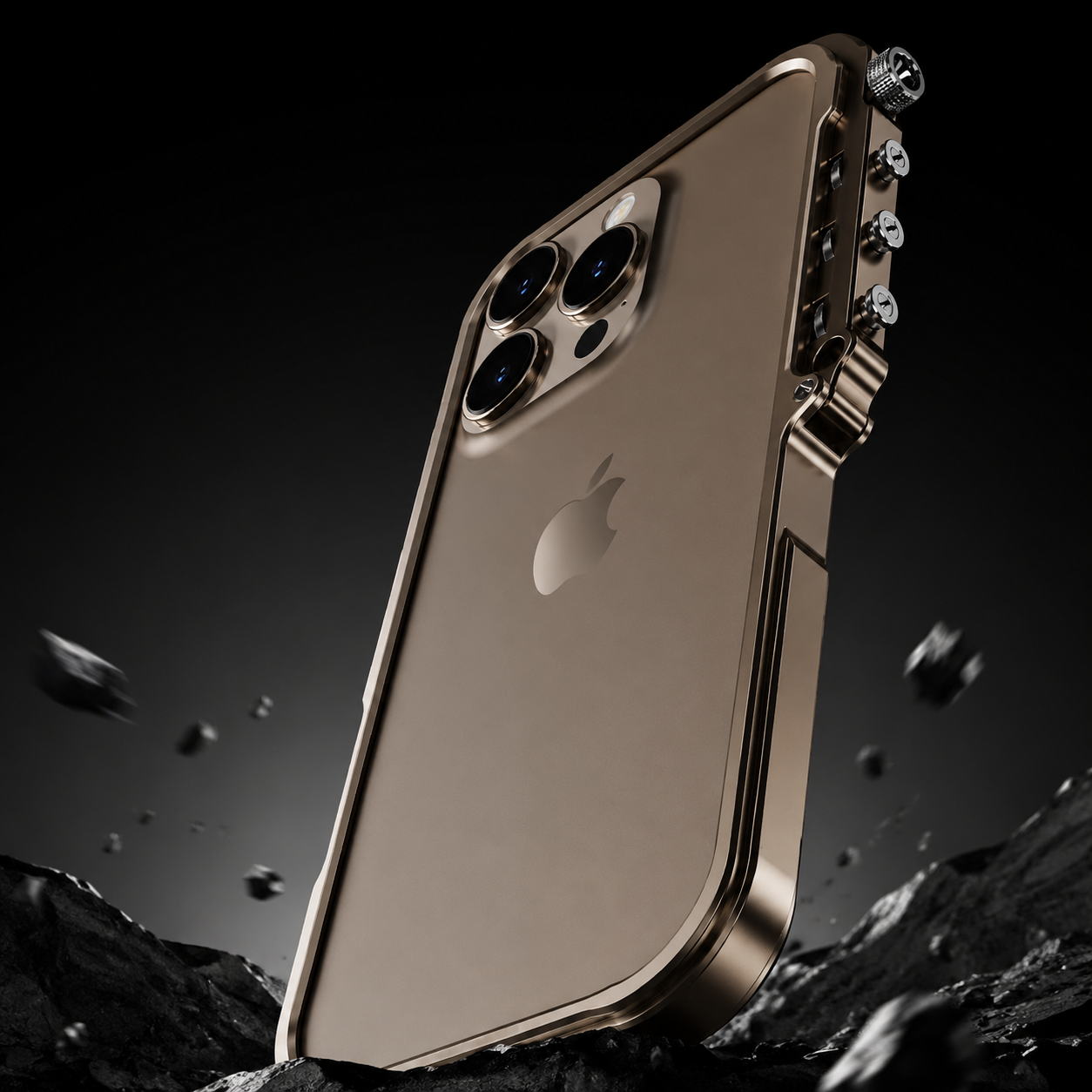 Premium iPhone Case MagSafe Compatible Aluminum Alloy Bumper Shockproof Protective Cover Heat Dissipation Anti Scratch Non Slip Lightweight Frame