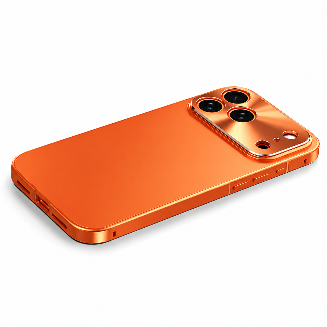 Premium iPhone Case MagSafe Compatible Aluminum Alloy Frame Frosted PC Protective Cover Ultra Thin Shockproof Anti Scratch Matte Lightweight Design