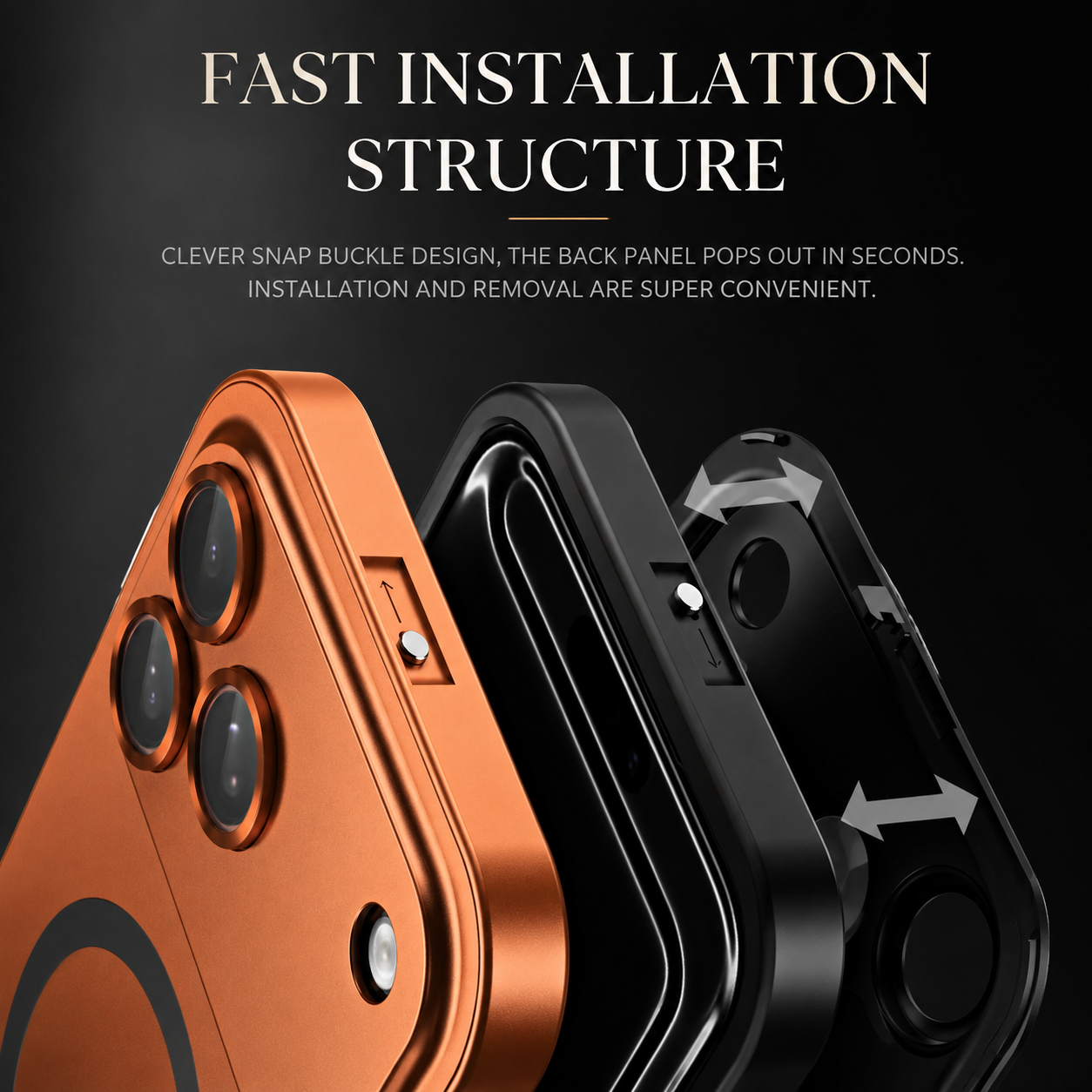 Premium iPhone Case MagSafe Compatible Aluminum Alloy Metal Frame Cover Shockproof Full Coverage Glass Lens Protection Matte Anti Glare Slim Design