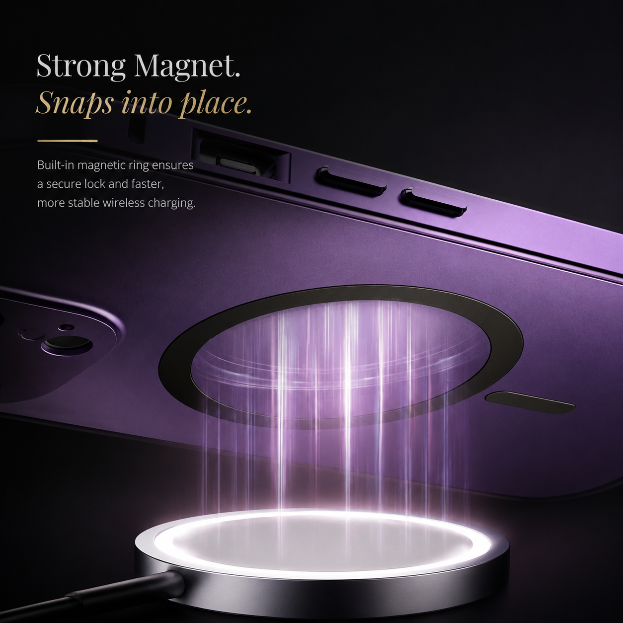Premium iPhone Case MagSafe Compatible Aluminum Frame Hard PC Back Cover Shockproof Camera Lens Protection Matte Anti Fingerprint Full Coverage