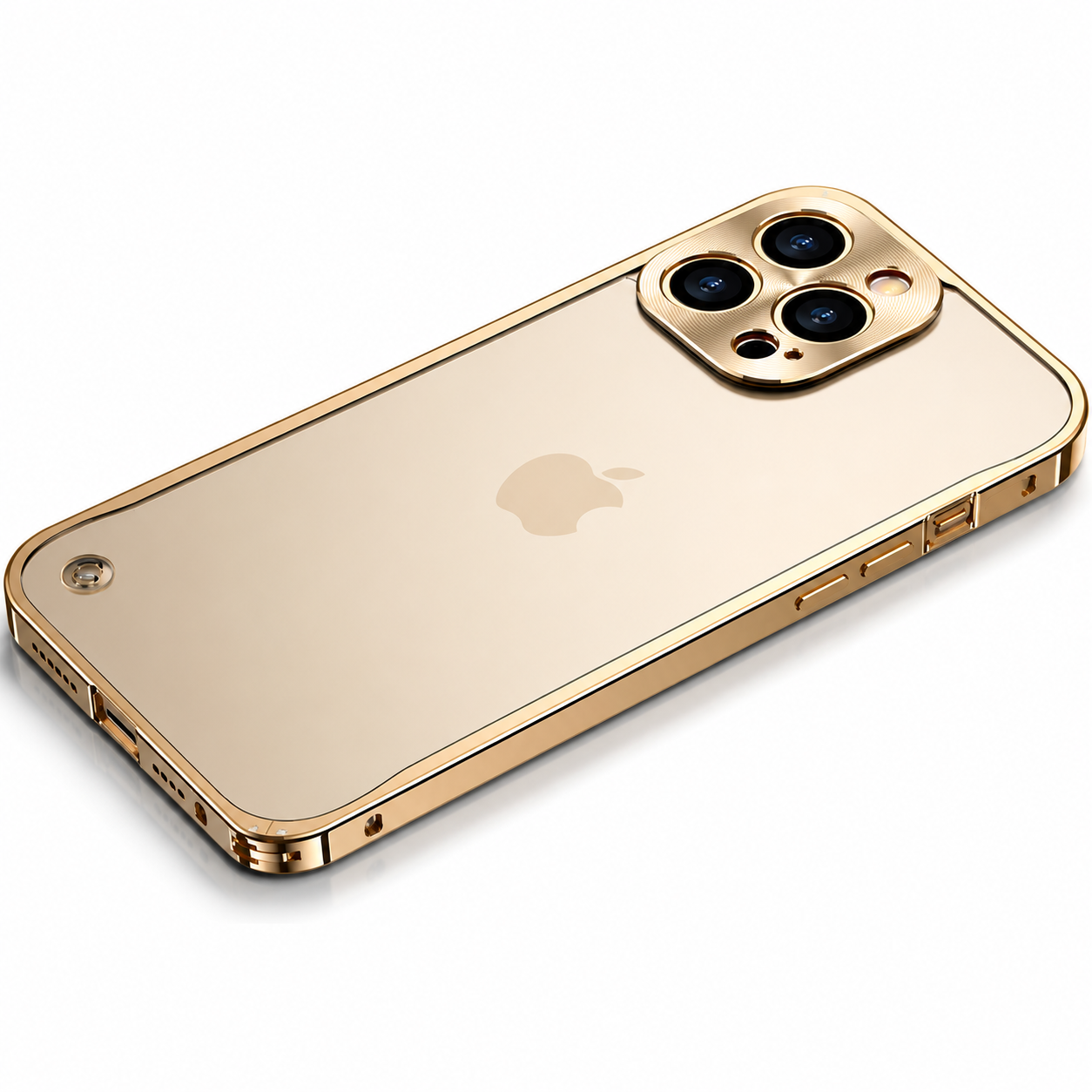 Premium iPhone Case MagSafe Compatible Aluminum Magnetic Frame Shockproof Protective Cover Full Lens Protection Wireless Charging Slim Metal Design