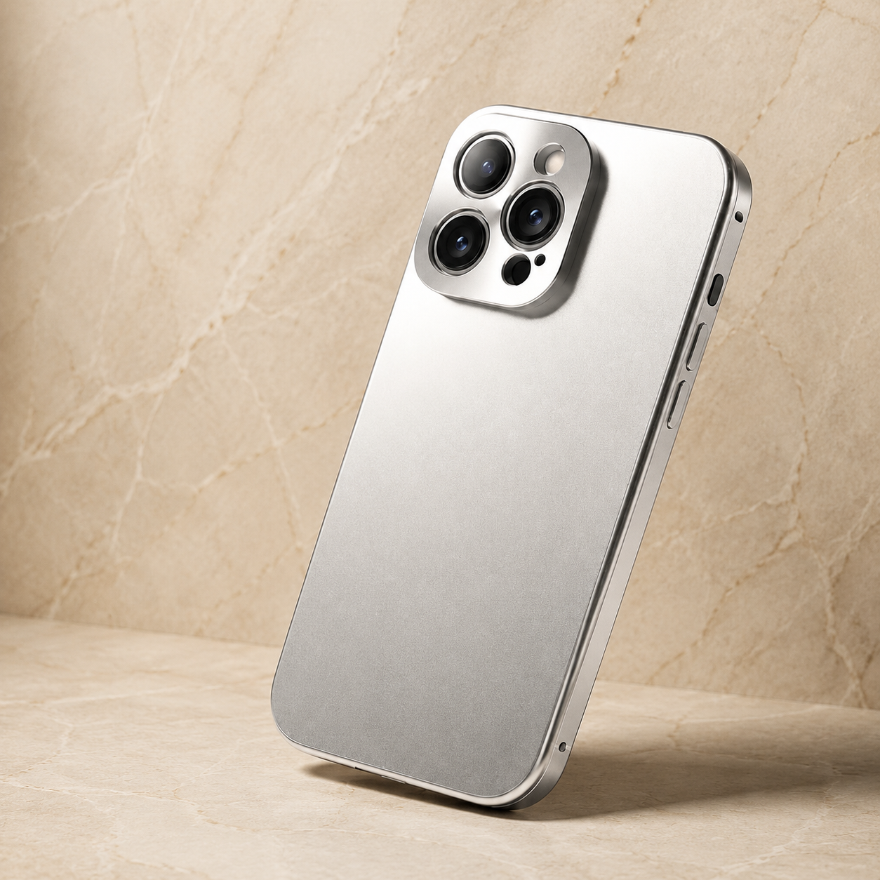 Premium iPhone Case MagSafe Compatible Aluminum Metal Frame Shockproof Protective Cover Camera Lens Protection Wireless Charging Slim Full Coverage