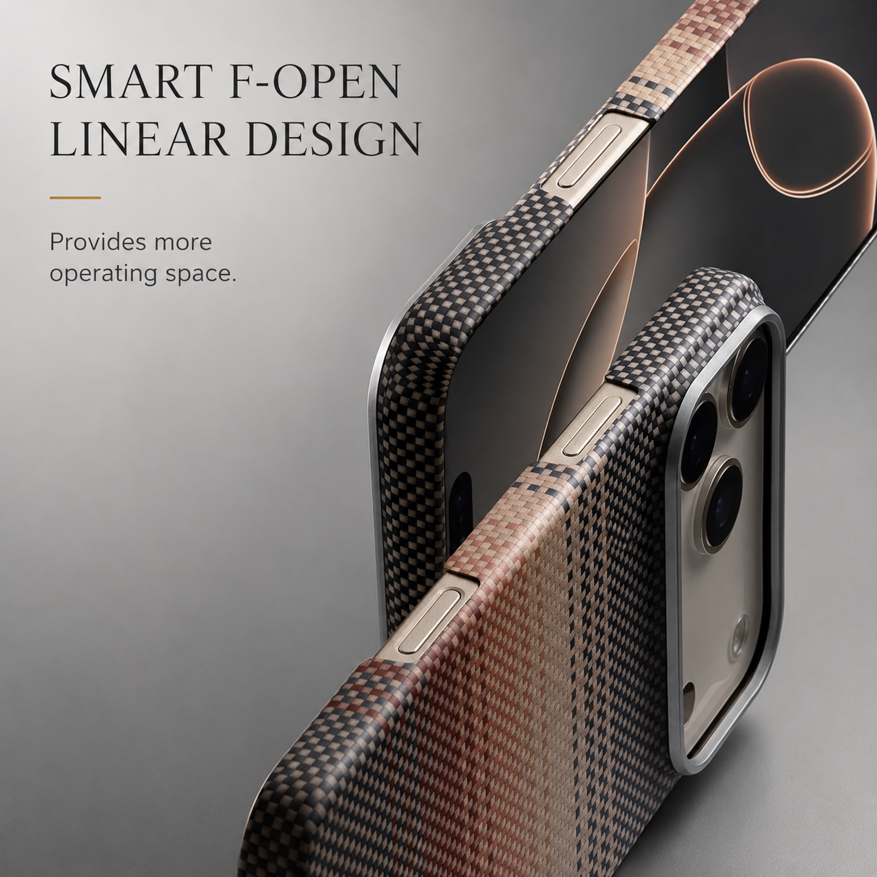 Premium iPhone Case MagSafe Compatible Aramid Carbon Fiber Protective Cover Ultra Thin Lightweight Shockproof Anti Scratch Full Coverage