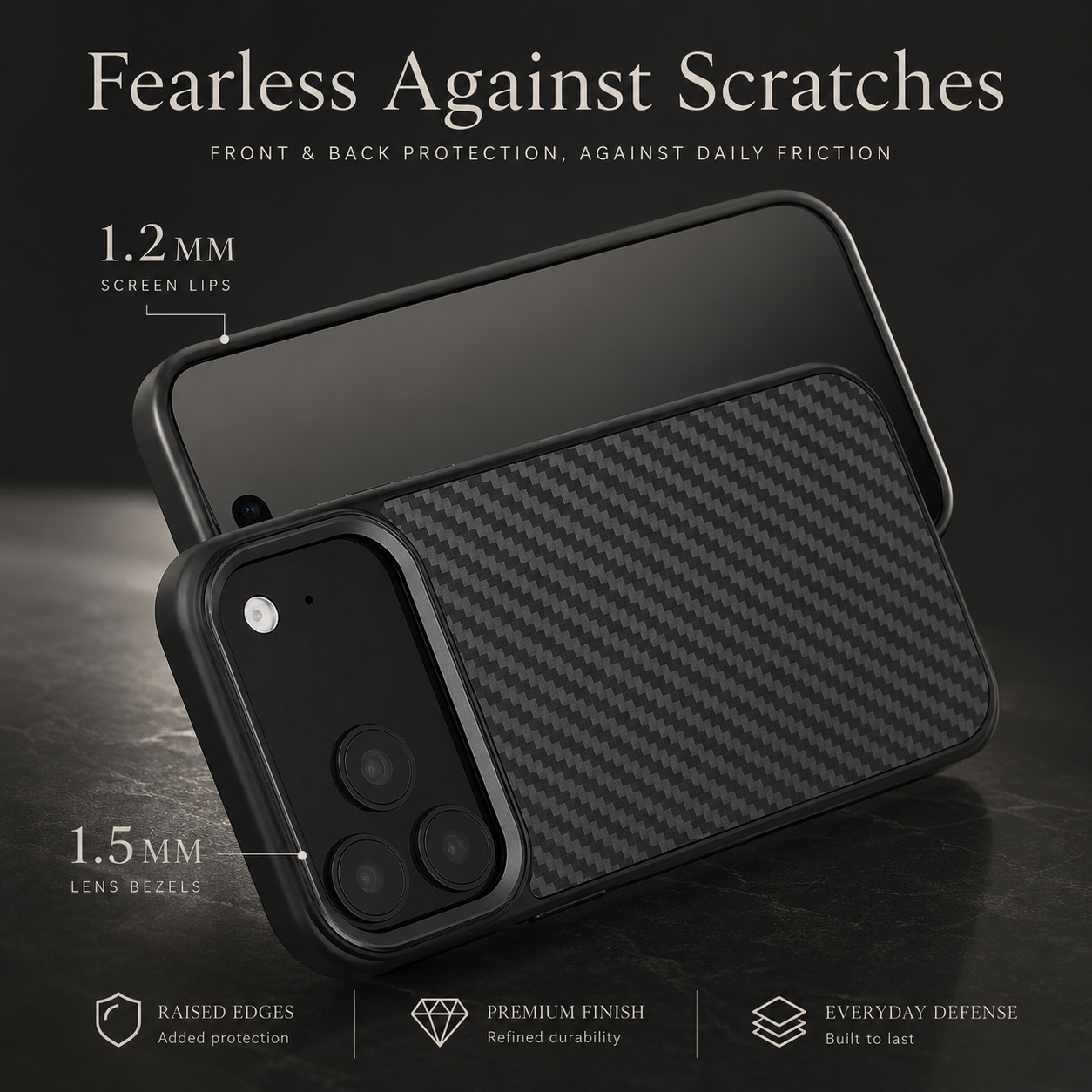 Premium iPhone Case MagSafe Compatible Aramid Fiber Protective Cover Ultra Thin Lightweight Shockproof Anti Scratch Full Coverage