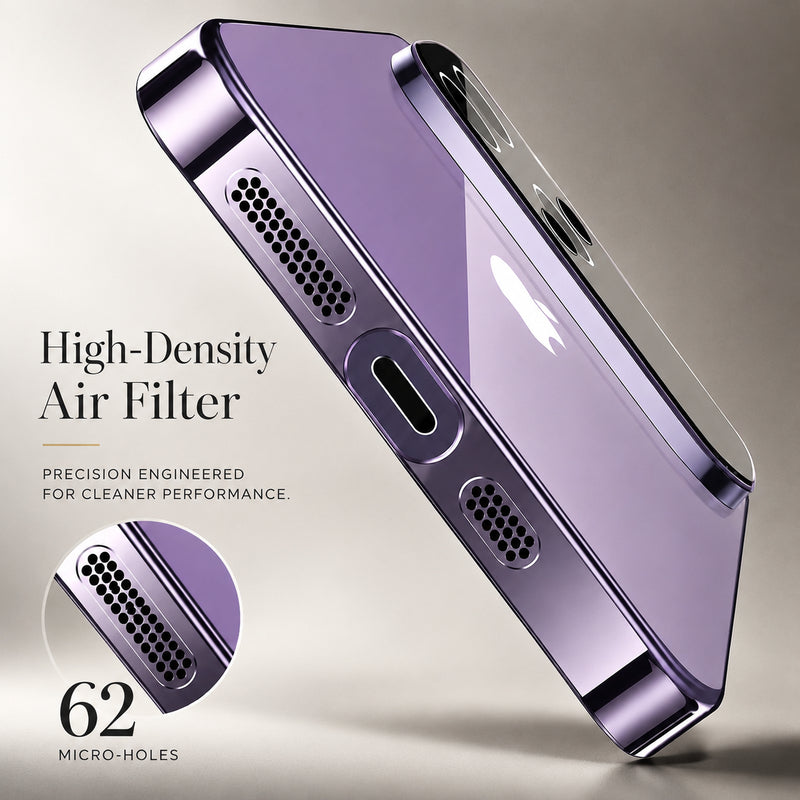 Premium iPhone Case MagSafe Compatible Clear Acrylic Protective Cover Tempered Glass Camera Lens Protection Shockproof Scratch Resistant Slim Full Coverage
