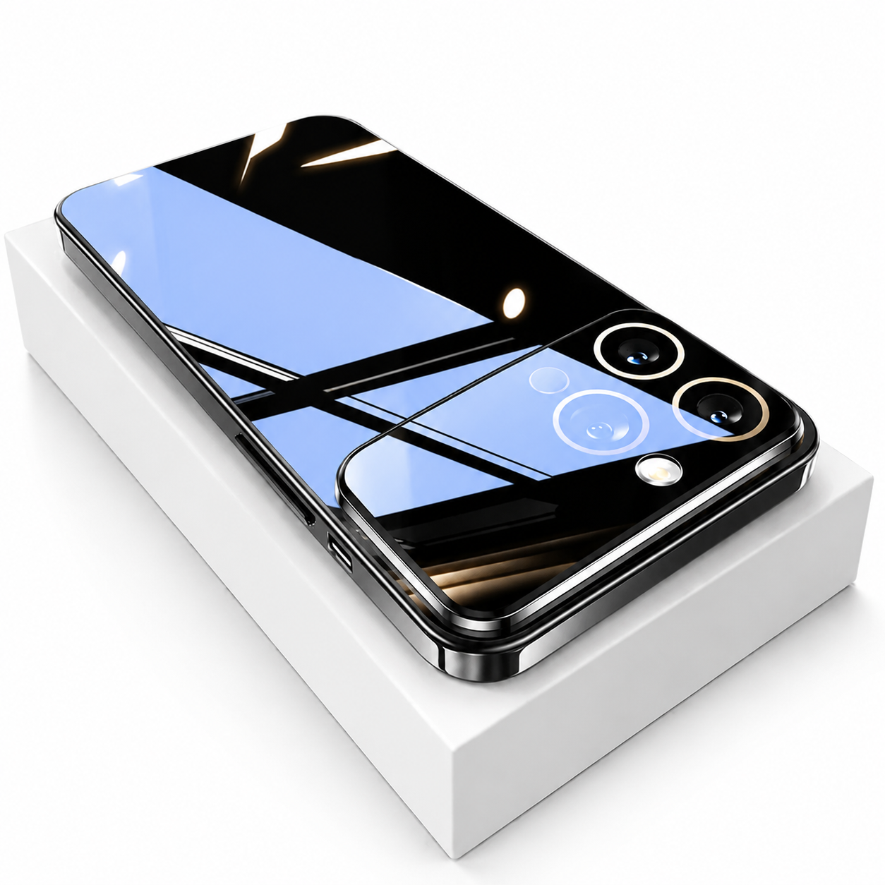 Premium iPhone Case MagSafe Compatible Clear Acrylic Protective Cover Tempered Glass Camera Lens Protection Shockproof Scratch Resistant Slim Full Coverage