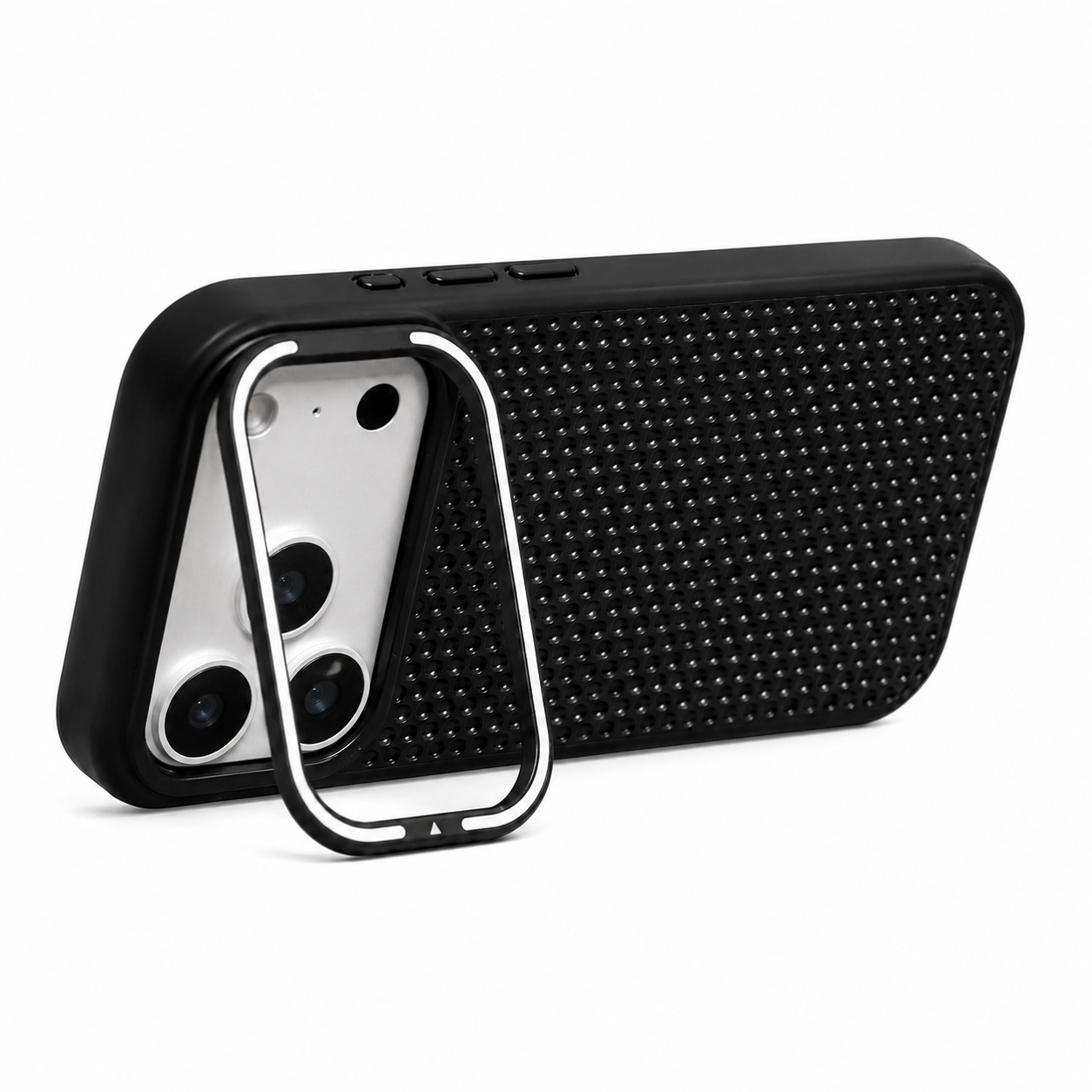 Premium iPhone Case MagSafe Compatible Cooling Mesh Shockproof Protective Cover Camera Mount Holder Anti Fingerprint Anti Scratch Matte Full Coverage