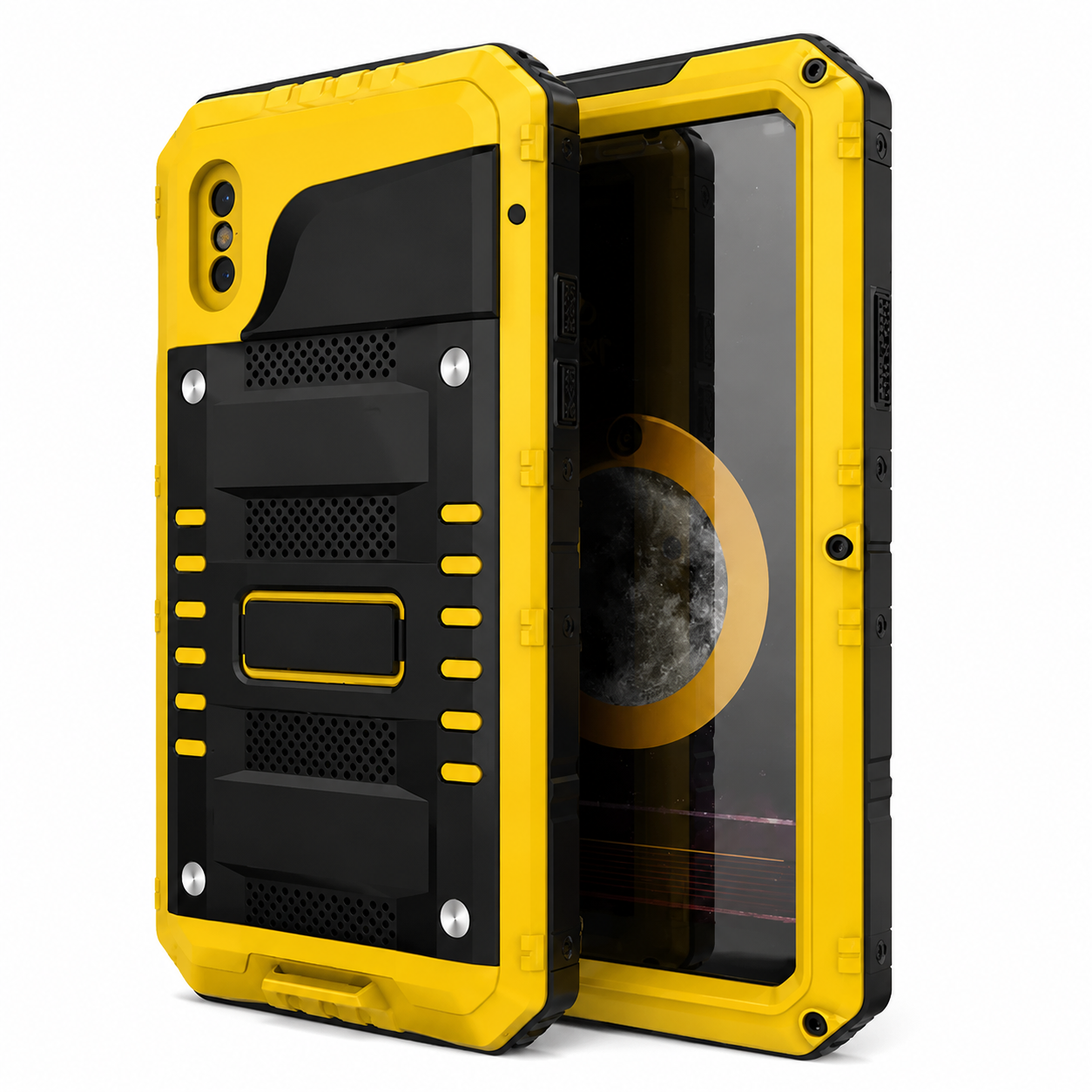 Premium iPhone Case MagSafe Compatible IP68 Waterproof Metal Armor Cover Shockproof Heavy Duty Protective Frame Camera Lens Screen Protection Full Coverage Design