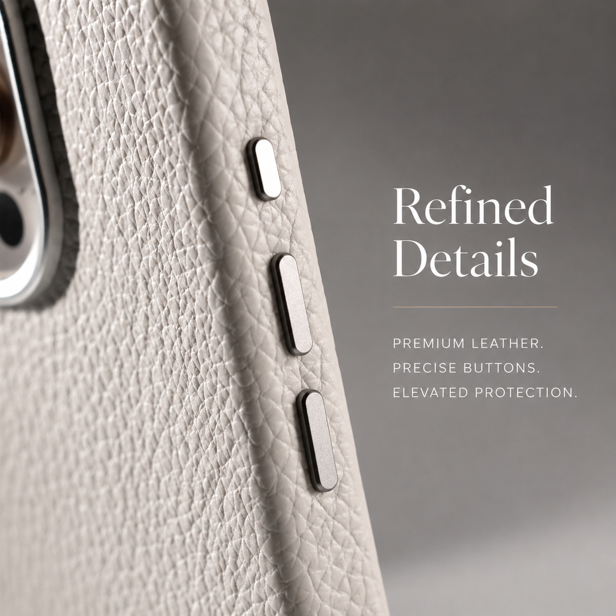 Premium iPhone Case MagSafe Compatible Luxury Lychee Leather Protective Cover Magnetic Shockproof Alloy Lens Protection Anti Scratch Full Coverage