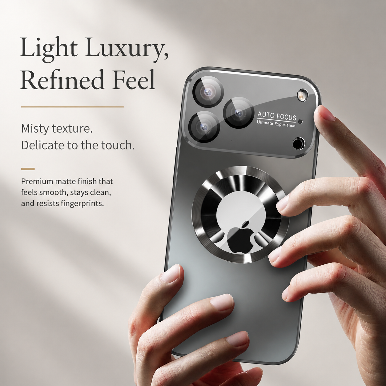 Premium iPhone Case MagSafe Compatible Magnetic Matte Titanium Alloy Cover Camera Lens Protection Shockproof Slim Full Coverage Design
