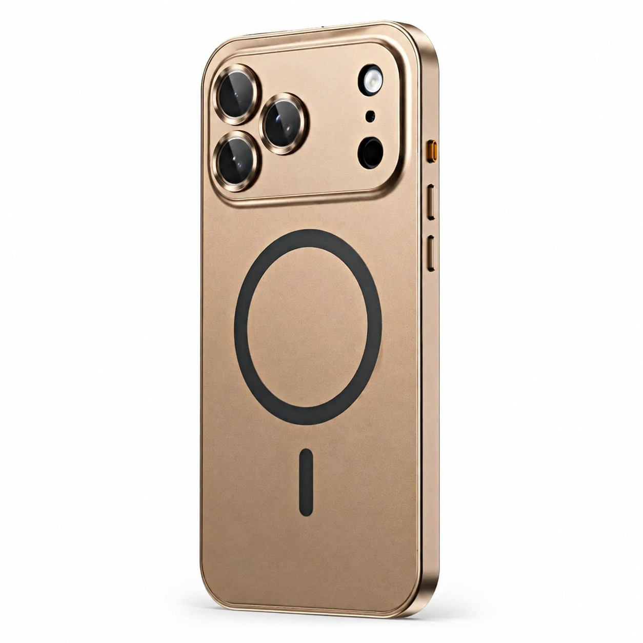 Premium iPhone Case MagSafe Compatible Magnetic Protective Cover Aluminum Metal Frame PC Back Shockproof Camera Lens Guard Ultra Thin Full Protection Design