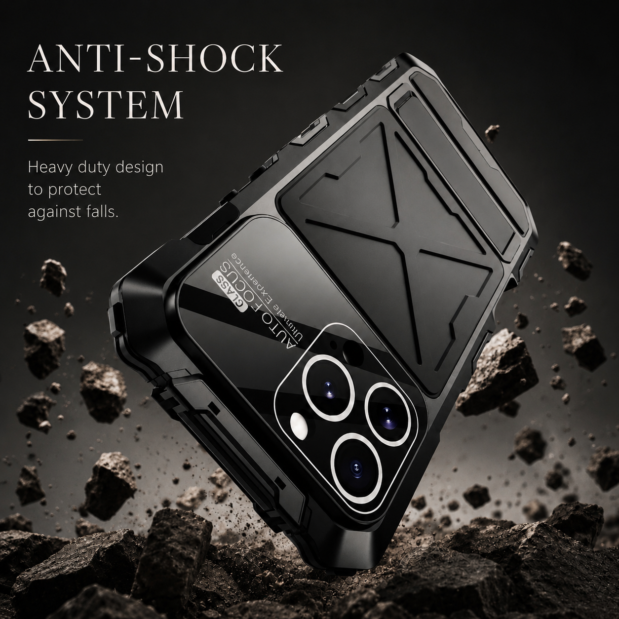 Premium iPhone Case MagSafe Compatible Metal Bumper Protective Cover Shockproof Rugged Anti Slip Lightweight Edge Protection Durable Frame Design