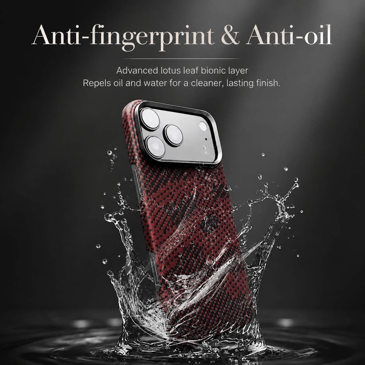 Premium iPhone Case MagSafe Compatible Real Aramid Kevlar Carbon Fiber Ultra Slim Protective Cover Shockproof Matte Anti Glare Magnetic Charging Slim Design