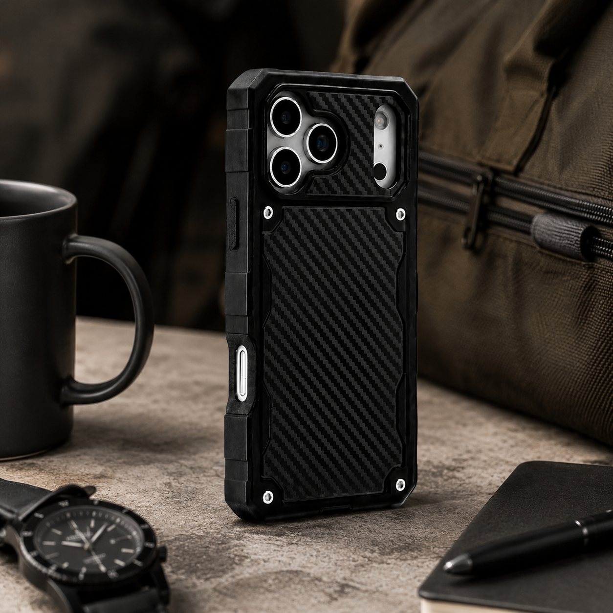 Premium iPhone Case MagSafe Compatible Rugged Protective Cover Heavy Duty Shockproof Military Grade Anti Slip Grip Full Coverage