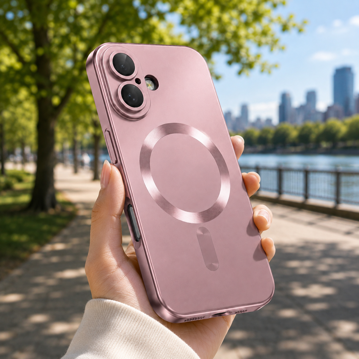 Premium iPhone Case MagSafe Compatible Silicone Cover Camera Protection Shockproof Full Coverage Anti Fingerprint Matte Non Slip Slim Design