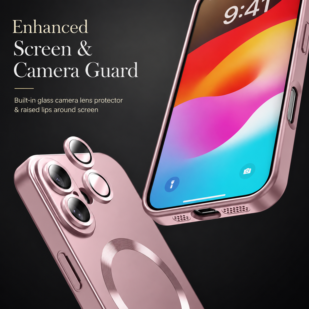 Premium iPhone Case MagSafe Compatible Silicone Cover Camera Protection Shockproof Full Coverage Anti Fingerprint Matte Non Slip Slim Design