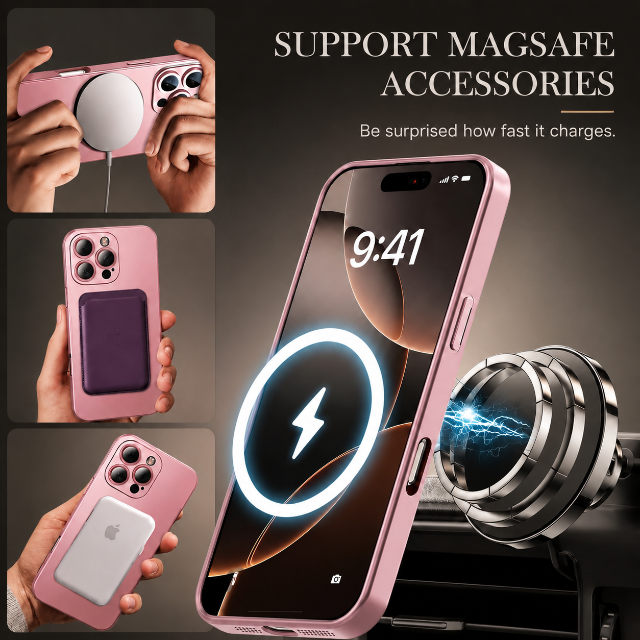 Premium iPhone Case MagSafe Compatible Silicone Protective Cover Full Coverage Shockproof Camera Protection Anti Fingerprint Matte Non Slip Slim Design