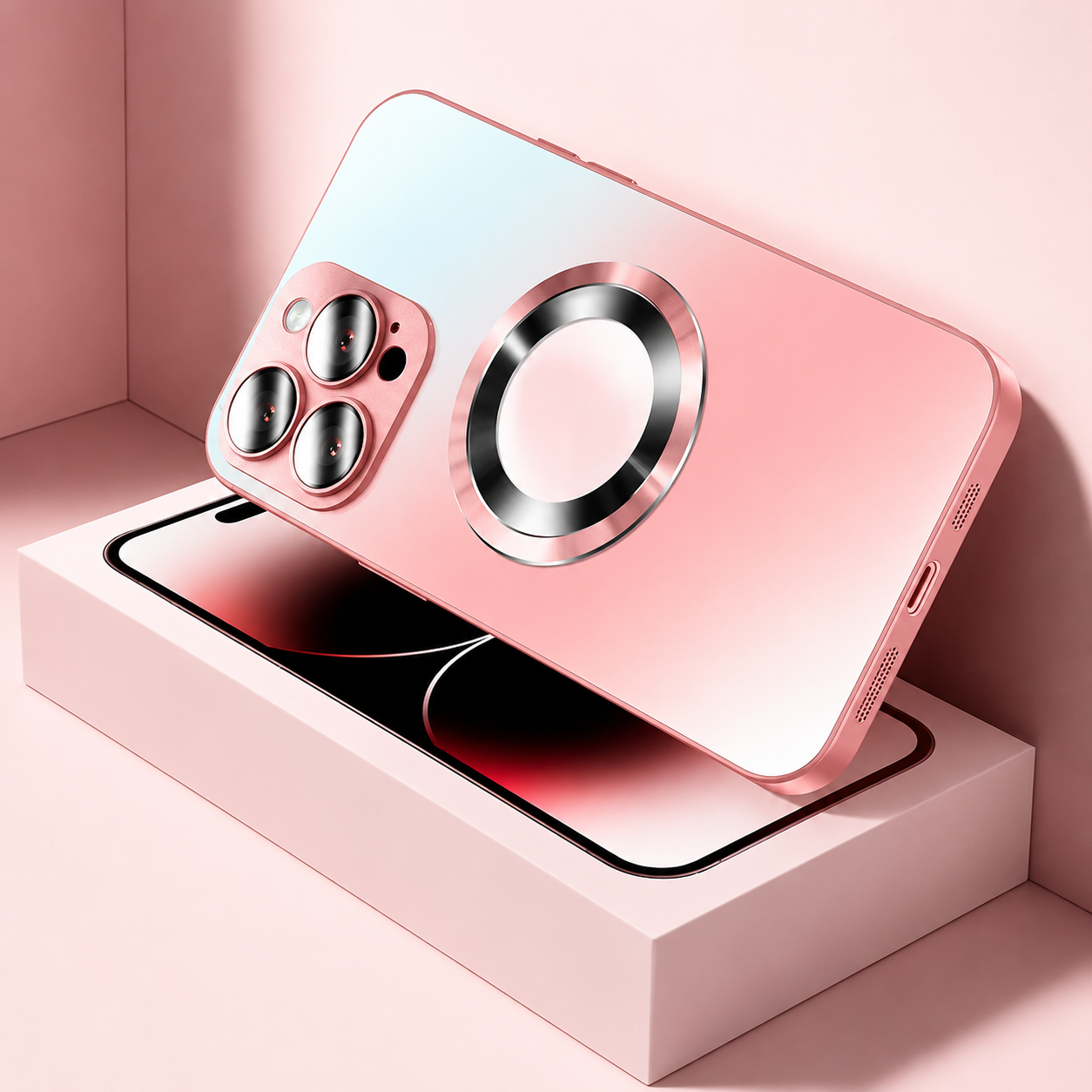 Premium iPhone Case MagSafe Compatible Tempered Glass Matte Cover Shockproof Soft Hard Bumper Anti Fingerprint Magnetic Wireless Charging Slim Design