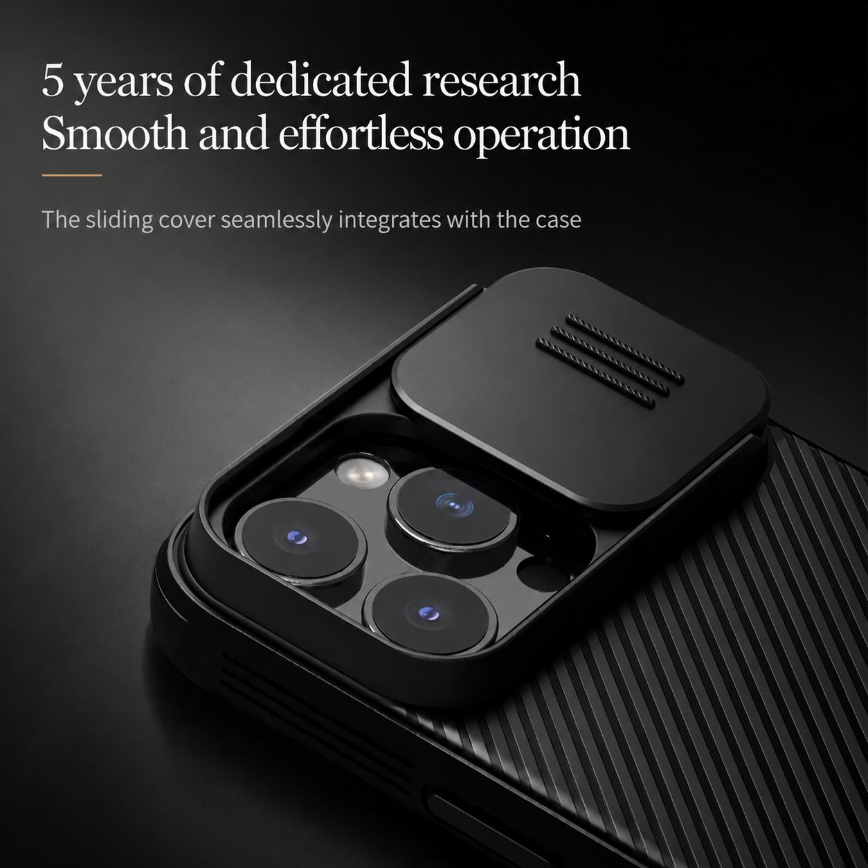 Premium iPhone Case Magnetic Protective Cover Sliding Camera Lens Protection Shockproof Anti Scratch Rugged CamShield Pro PC TPU Anti Slip Full Coverage